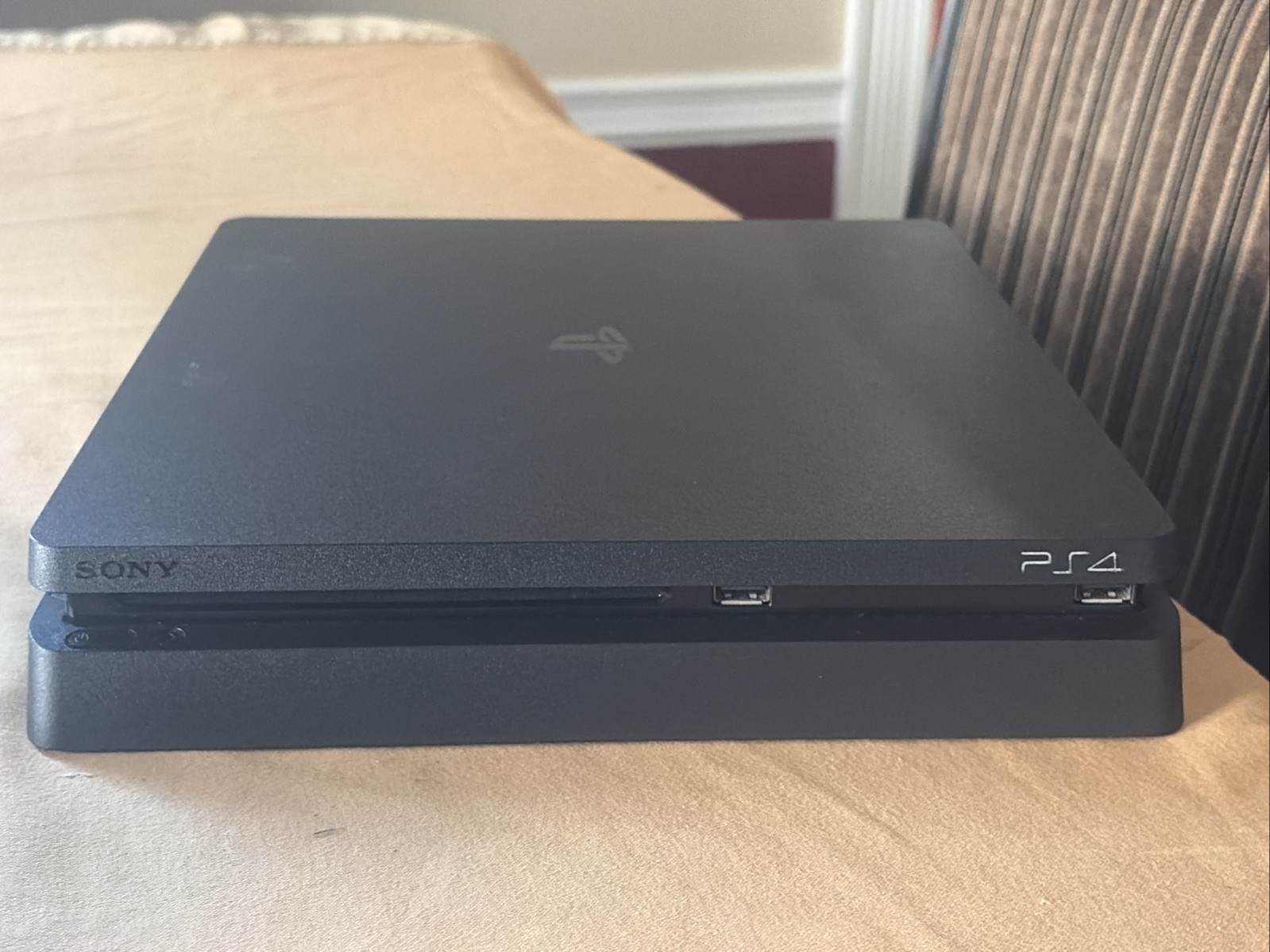 PlayStation 4 Slim PS4 1TB Black Console CUH-2215B v13.02 w/Cables Controller(2