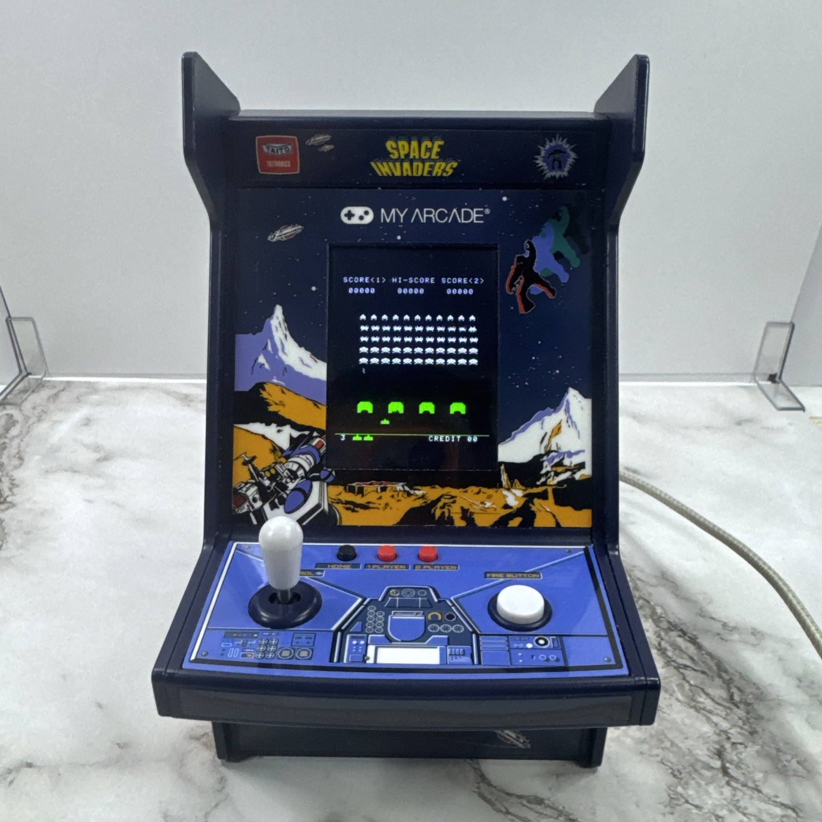 My Arcade Space Invaders Micro Player Pro: 6.75″ Mini Arcade Machine Video Game!