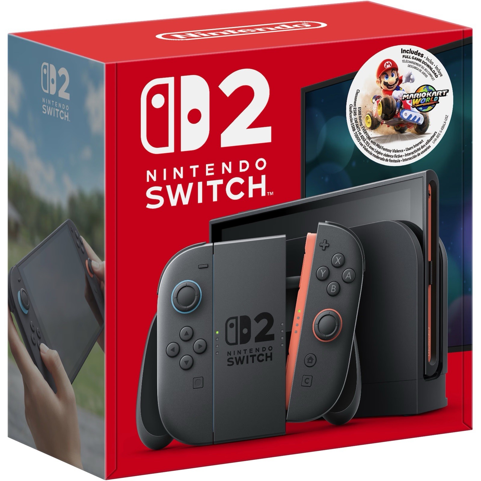 NINTENDO Switch 2 | Mario Kart World Console Bundle Sealed New ✅ | Ships Fast✅