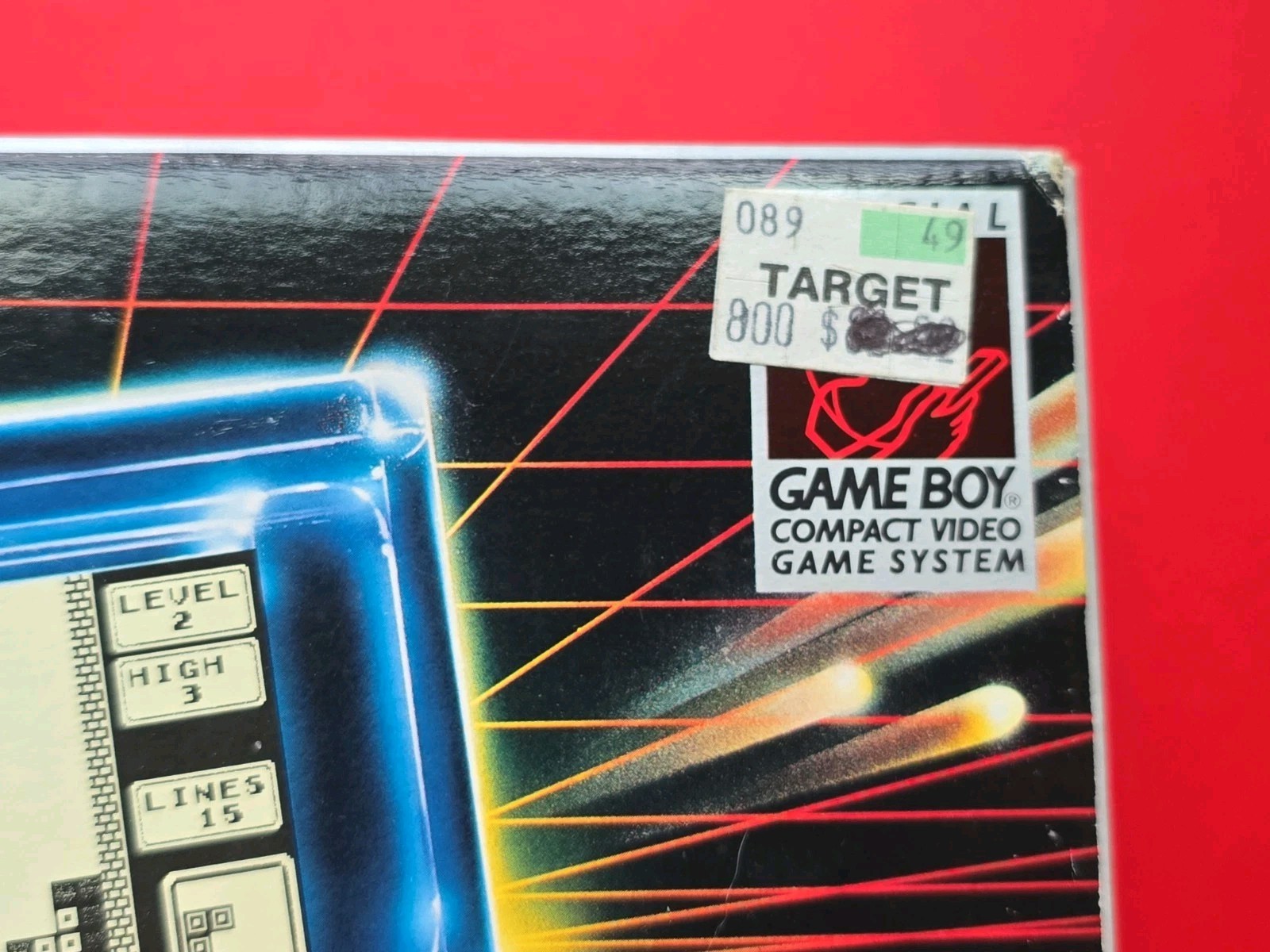 Original Nintendo Game Boy DMG-01 Box Tray Insert Paperwork No Handheld System