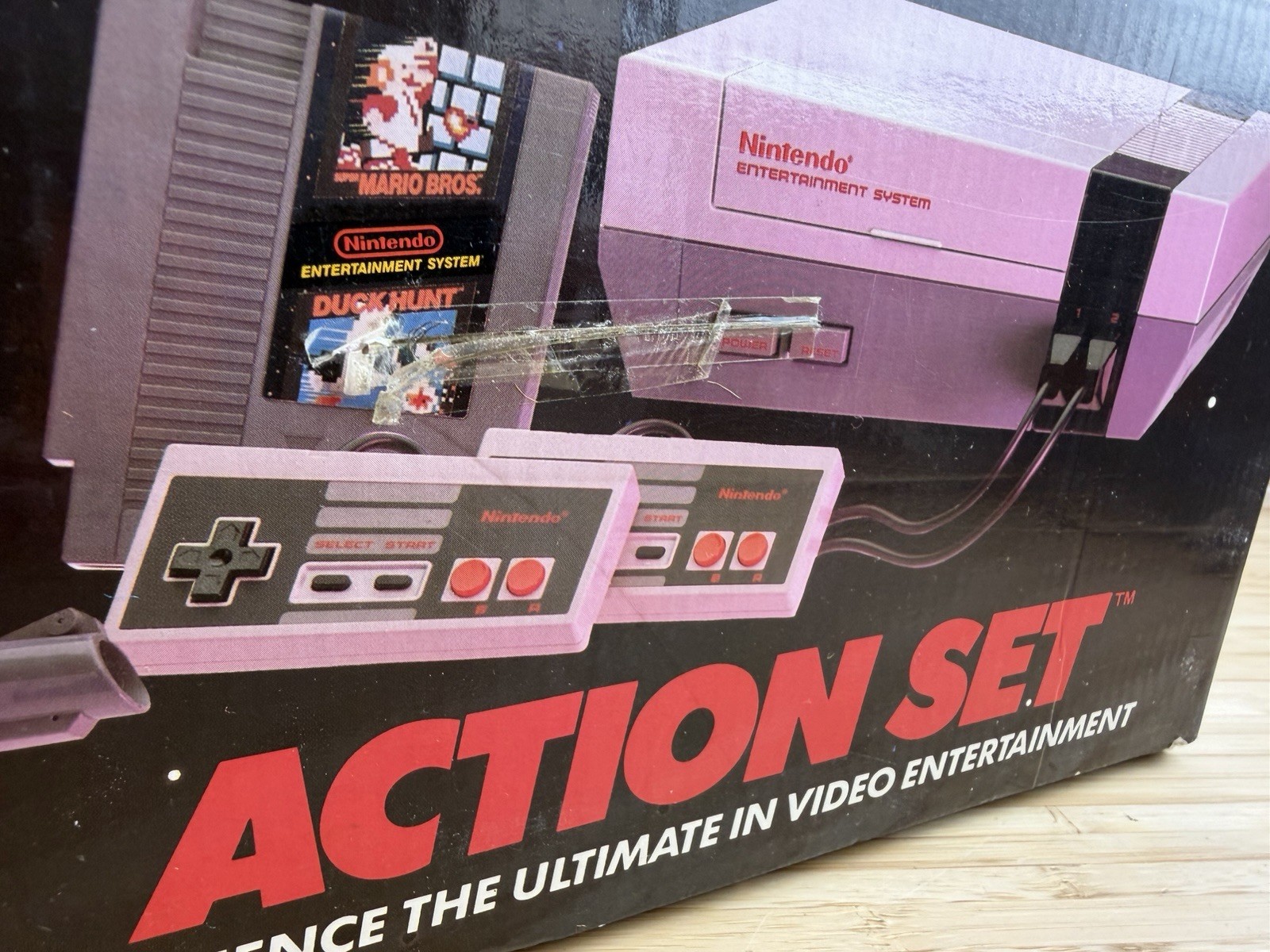 Nintendo Entertainment System Action Set Great Condition CIB