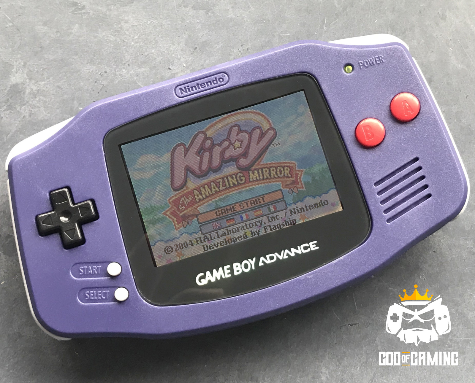 *NEW* Nintendo Game Boy Advance GBA Indigo Console System CUSTOM BUTTONS LENS