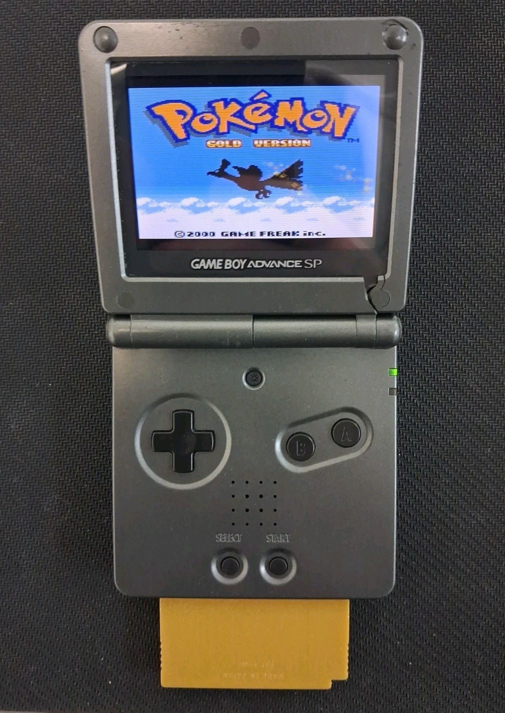 Nintendo Game Boy Advance SP AGS-101 Handheld System – Graphite (Damaged)