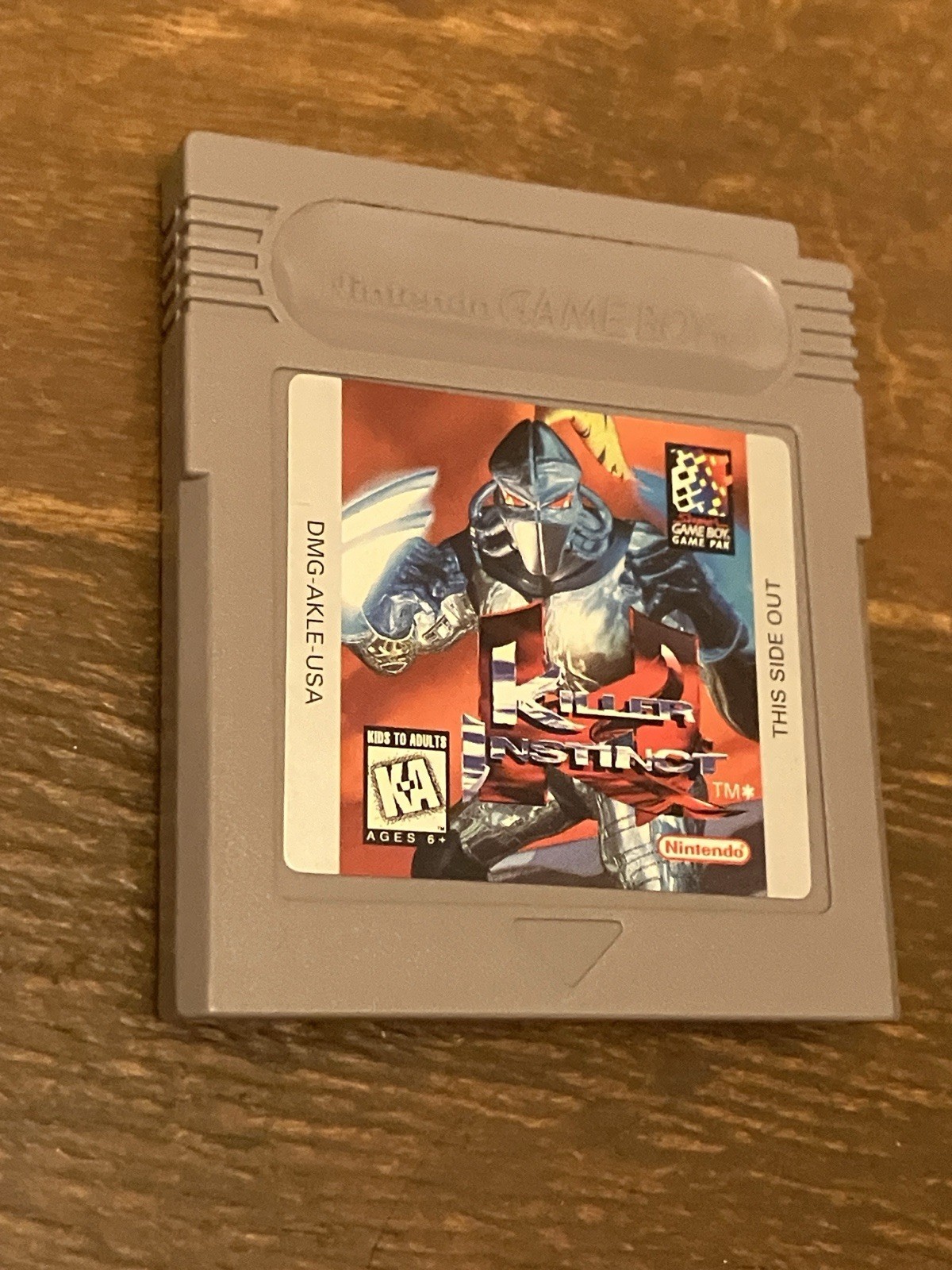 Game Boy Killer Instinct Game Cartridge