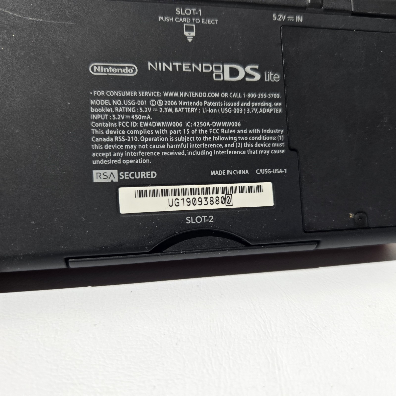 Nintendo DS Lite Handheld System Crimson Red Black Complete in Original Box CIB