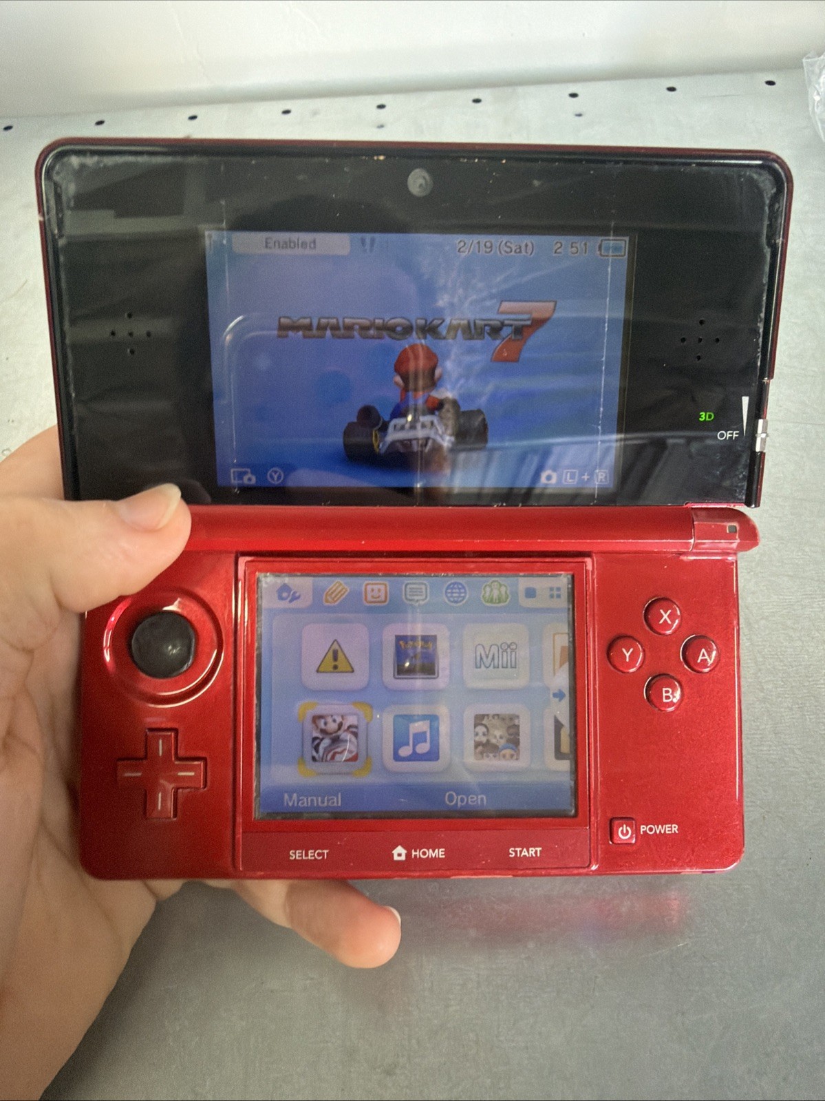 Nintendo 3DS Handheld System – Flame Red