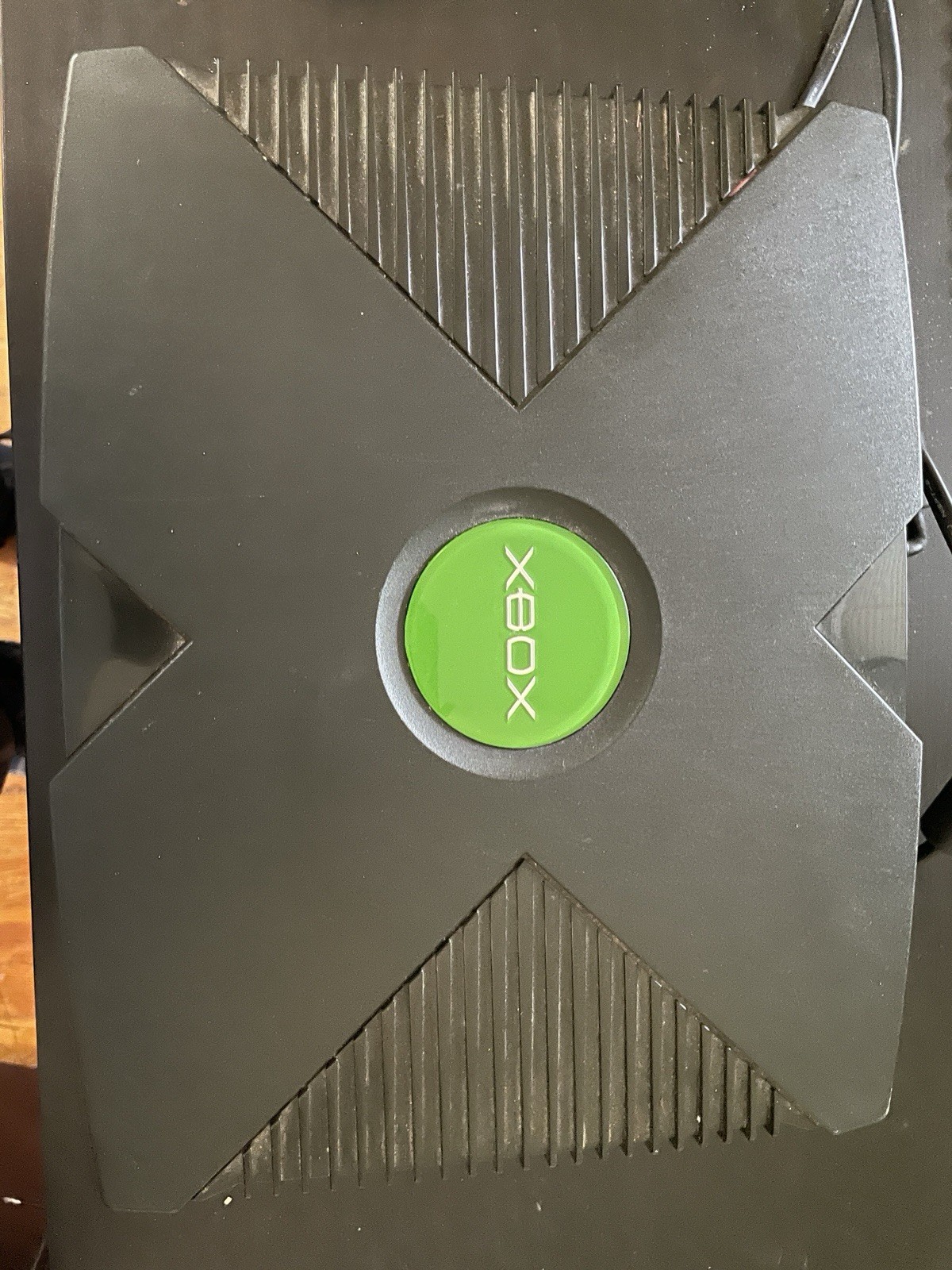 Microsoft Xbox Original Console Black/Green Logo w/ Wired Controller NTSC-U/C