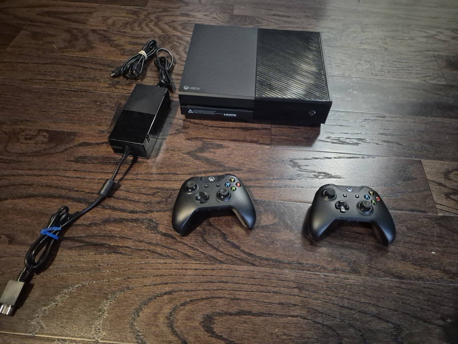 MICROSOFT XBOX ONE with Two Controllers And Power Cords