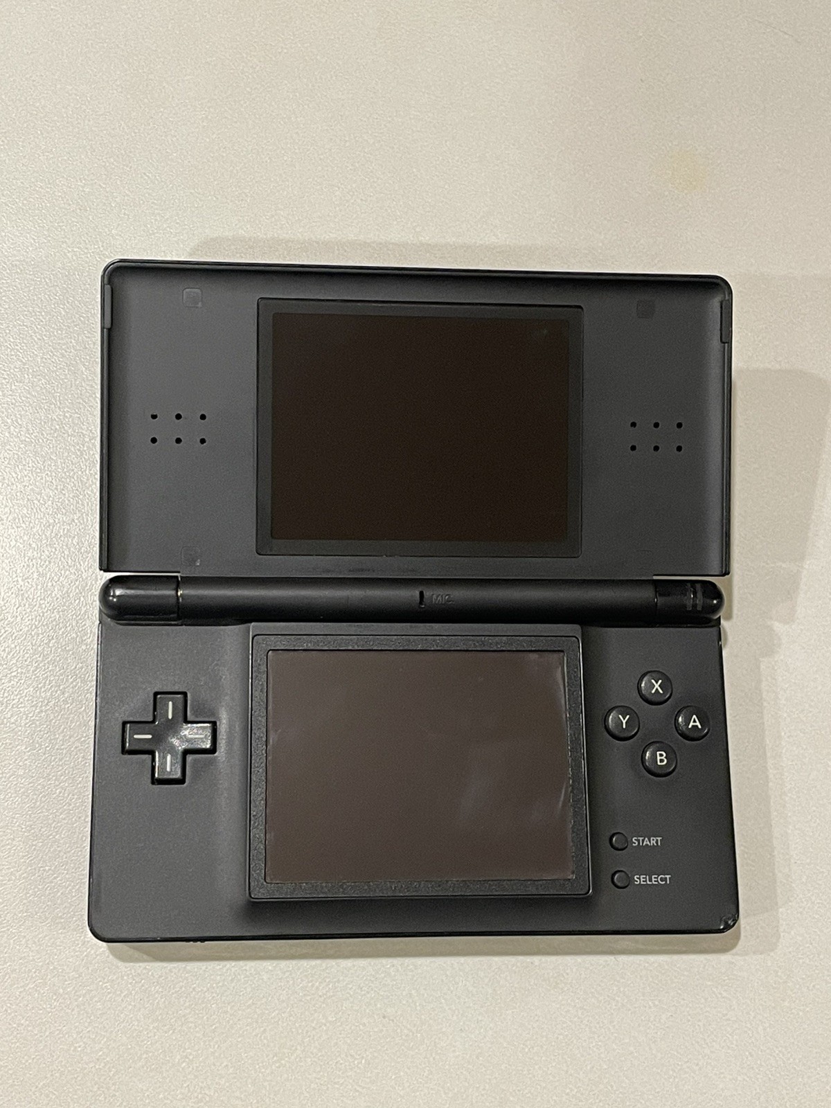 Nintendo DS Lite Black Console w/ Charger + Game. Clean! Tested & Working