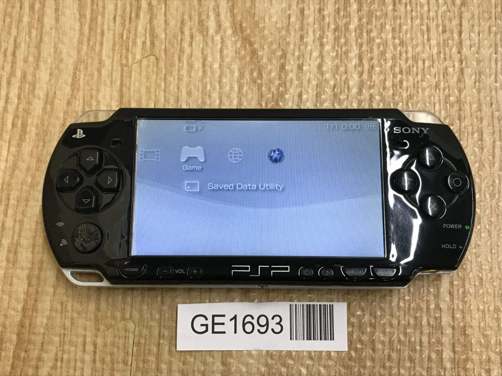 PSP-2000 PIANO BLACK Console Japan – With Defects GE1693