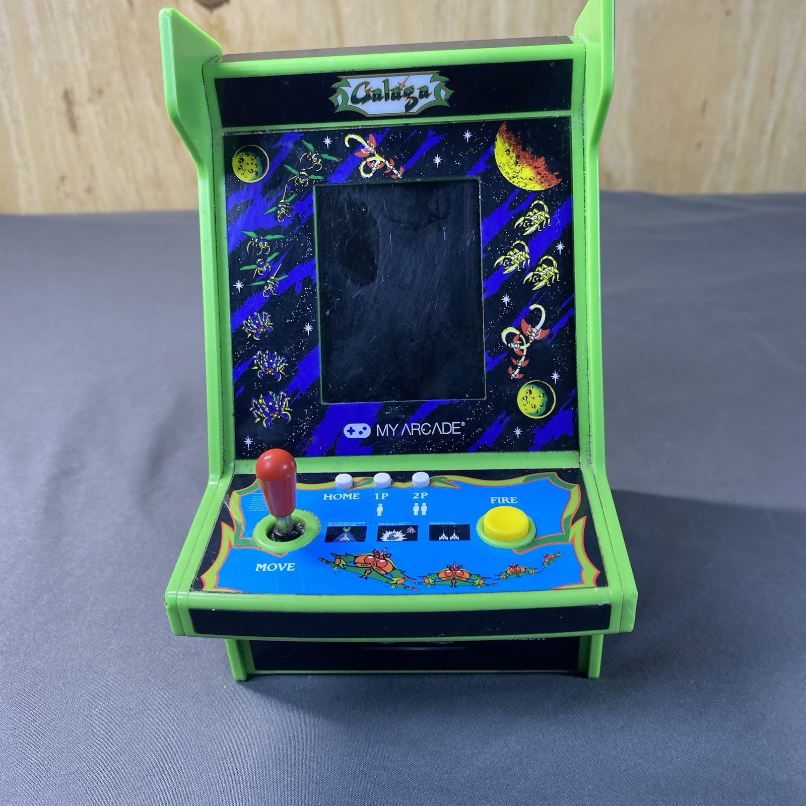 Galaga Mini My Arcade Cabinet Game Machine Retro Micro Player Tested Working