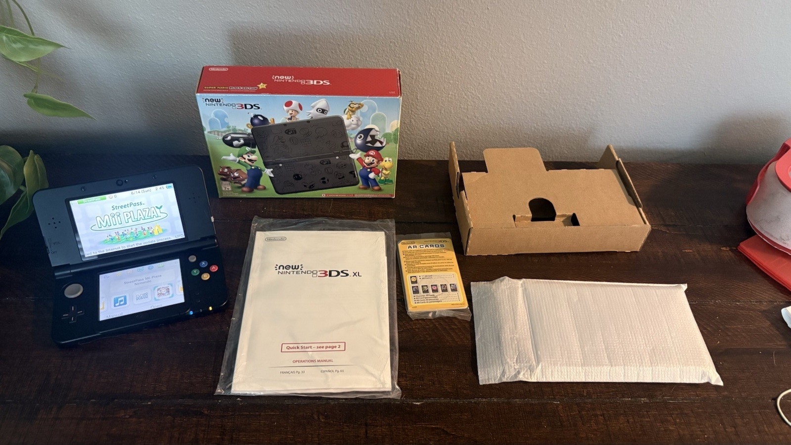 Nintendo 3DS Original Super Mario Edition 4GB Handheld System – Black