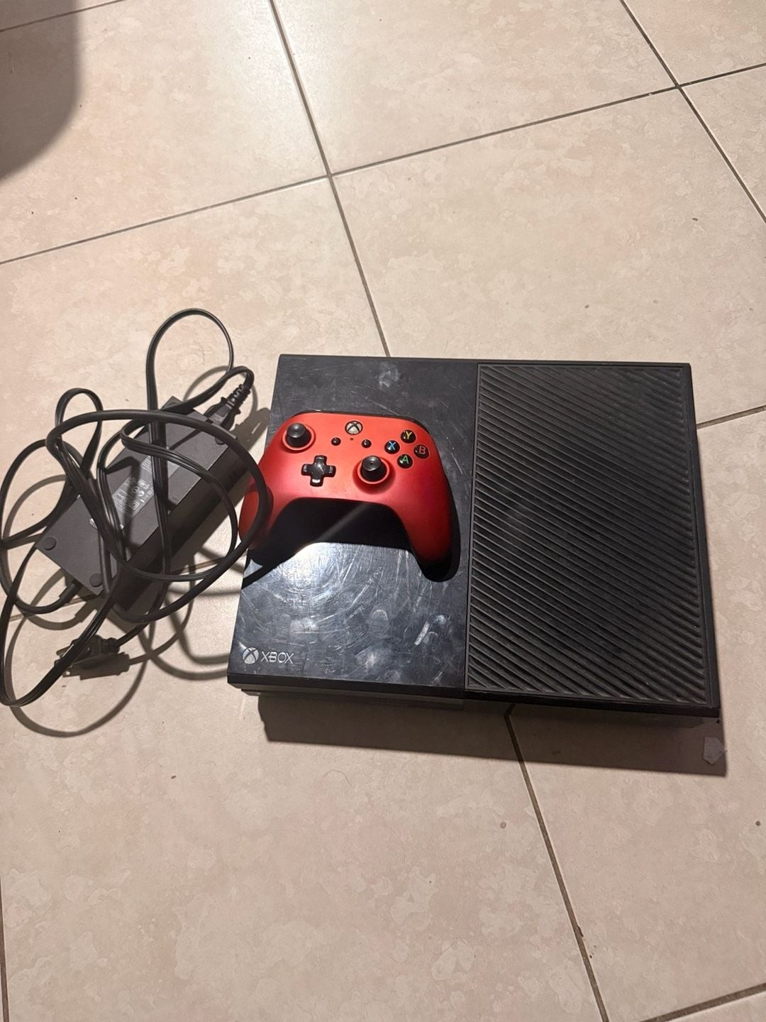 Microsoft Xbox One 1540 Console Bundle with Red PowerA Controller