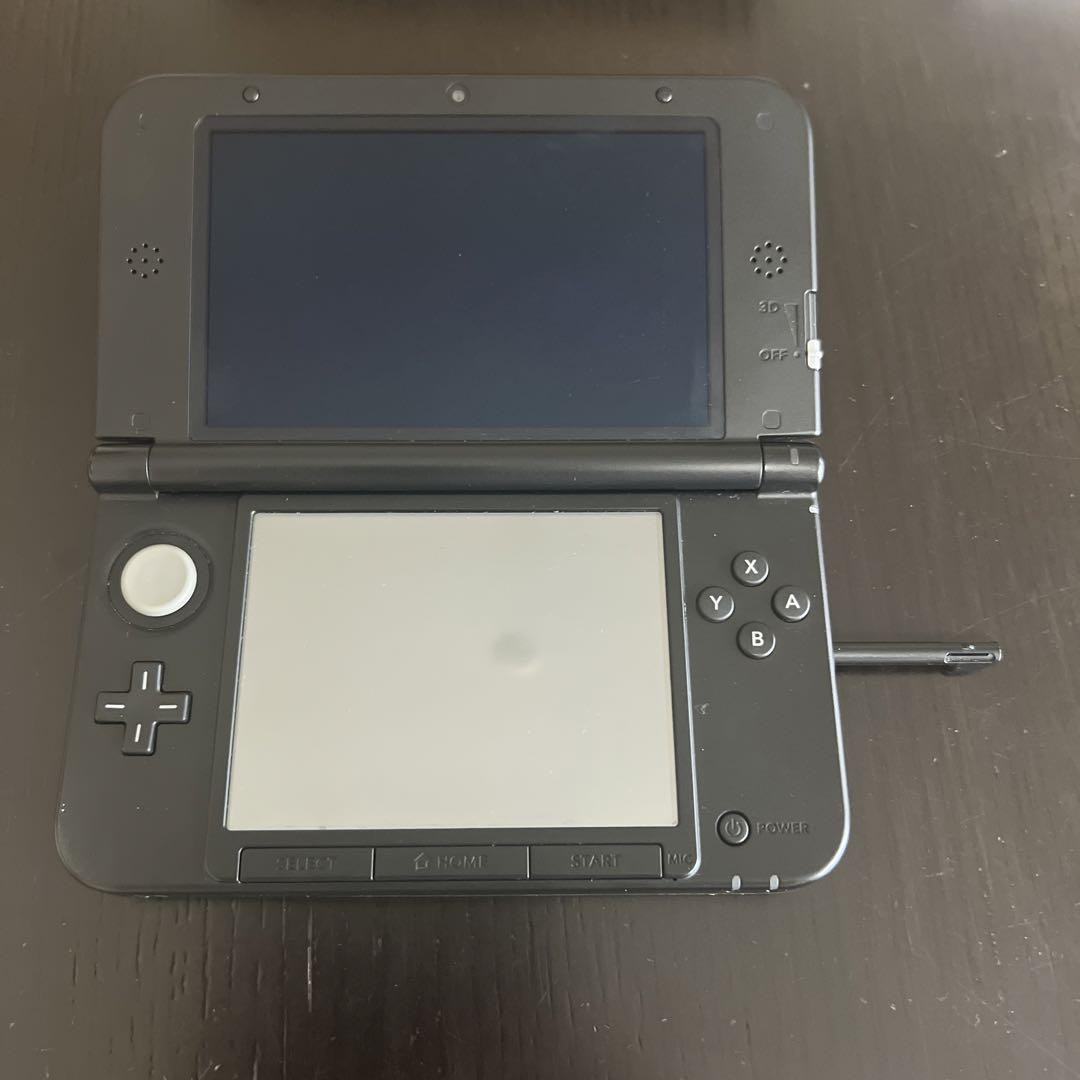Nintendo 3DS XL LL Silver Black console Japanese ver. In Box Good stylus s1047