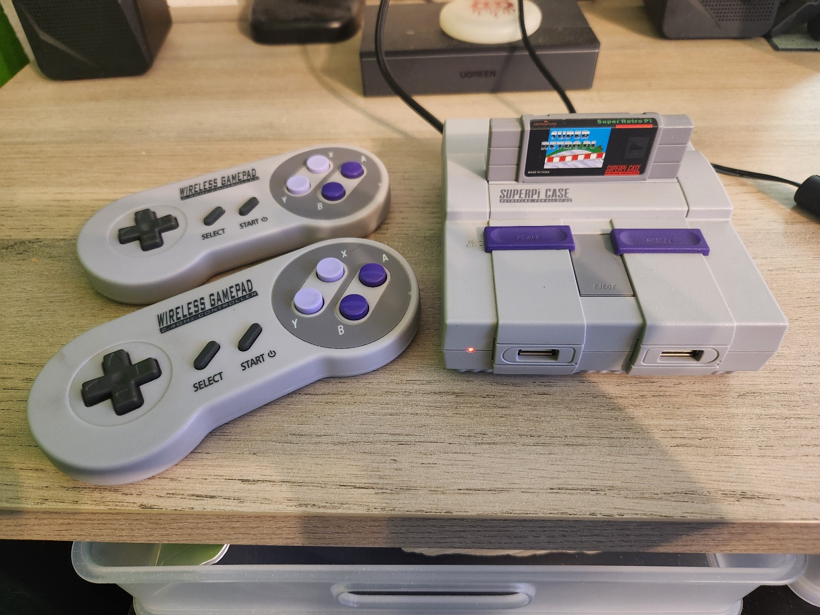 Emulation Console – Raspberry Pi 3B, Wireless Controllers, SD Card READY TO PLAY