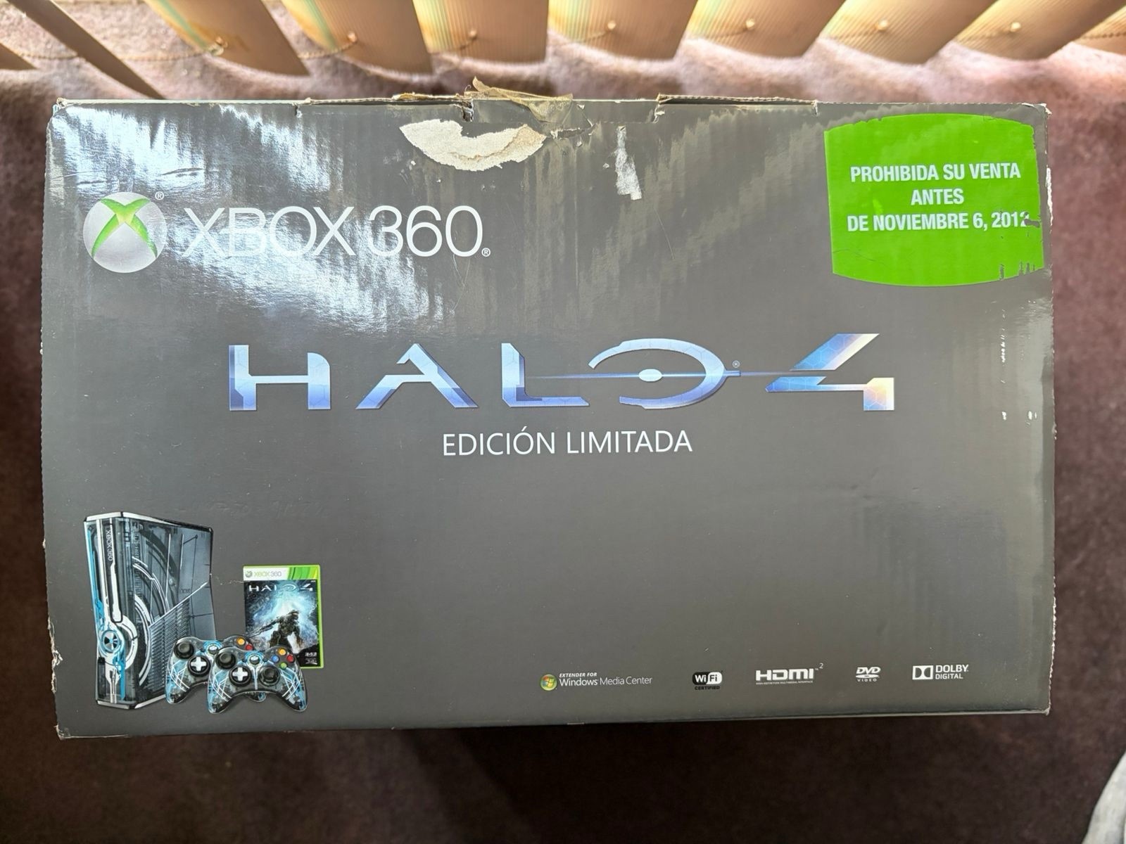 Microsoft Xbox 360 Halo 4 Limited Edition 320GB Bundle w/ 2 Controllers, Game