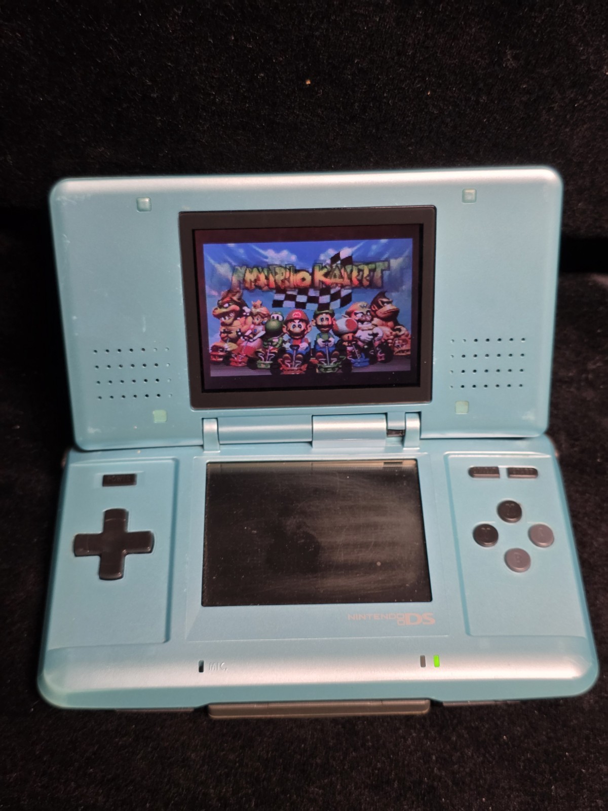 Original Nintendo DS Console (Turquoise Blue) + Stylus (READ Desc)