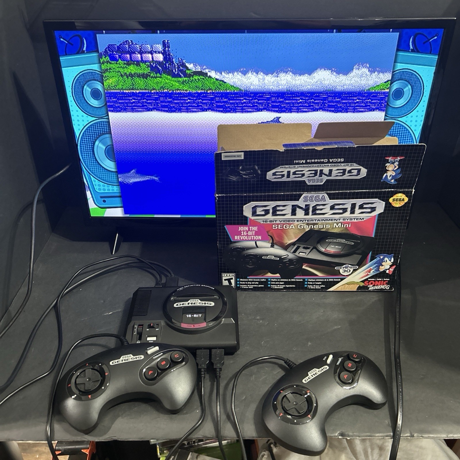 SEGA 42 Games Genesis Mini 16Bit Video Entertainment System REPLICA Open Box New