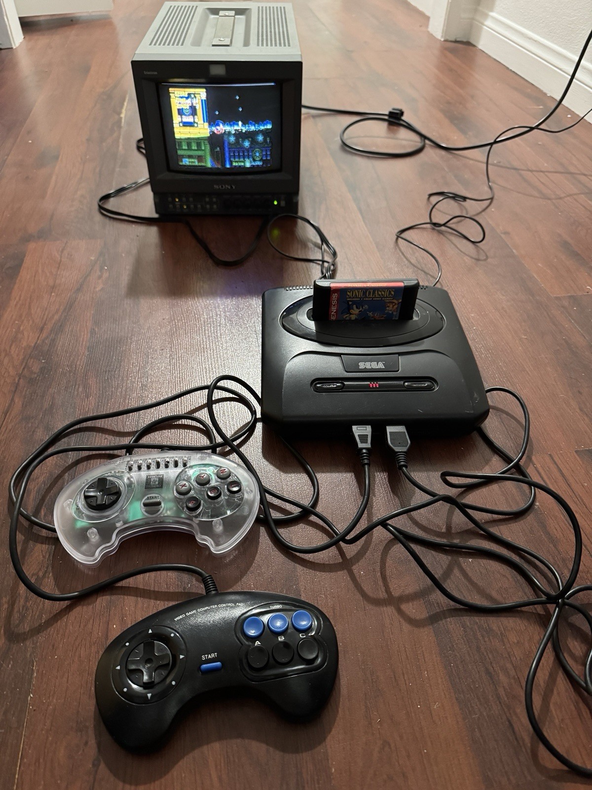 Sony PVM-9L2 Retro Gaming Monitor Sega Genesis Bundle Sonic – LOCAL PICKUP ONLY