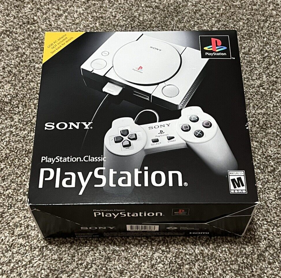 Authentic Sony PlayStation Classic Mini OEM Edition Video Game Console PS1 New