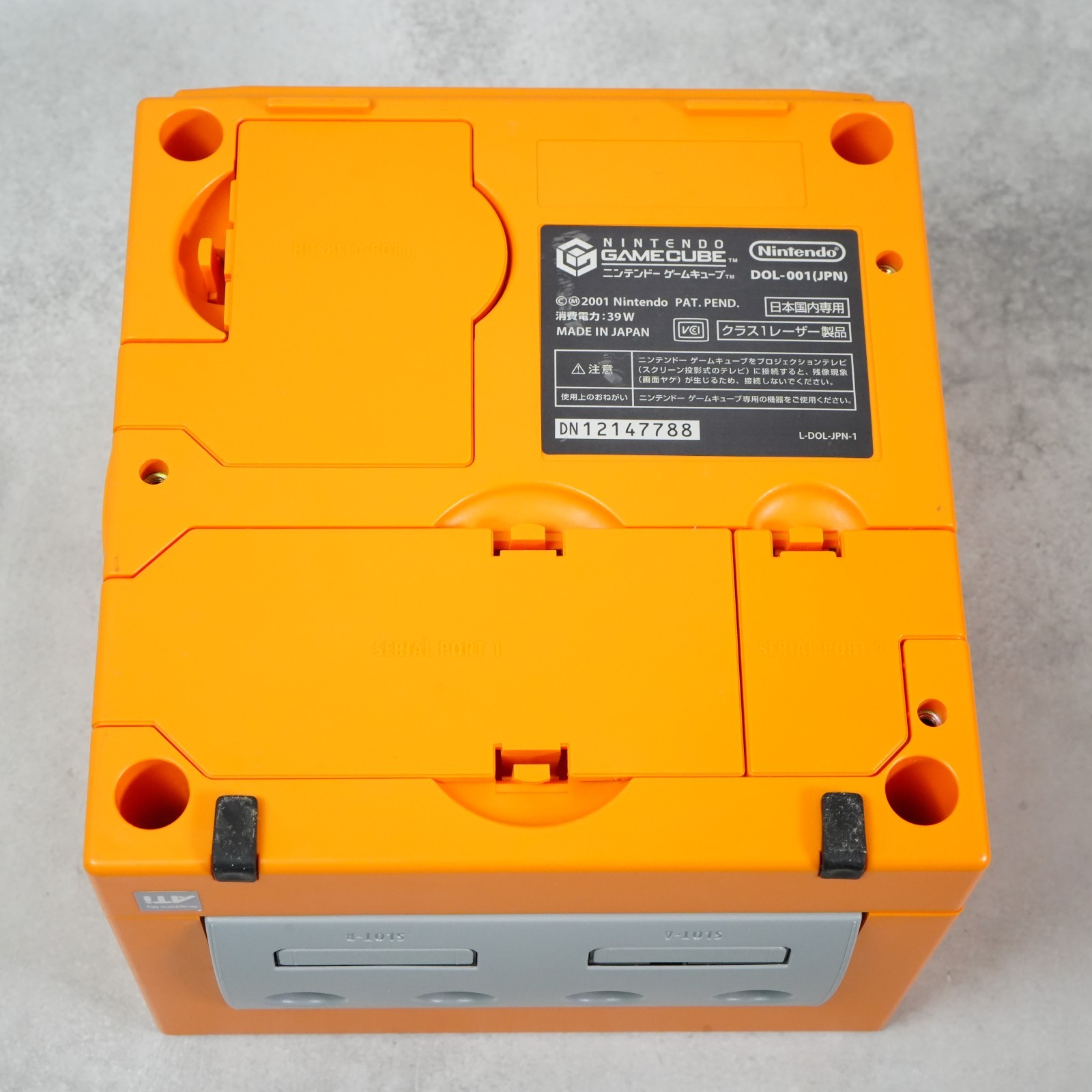 Boxed Nintendo GameCube Spice Orange Console NTSC U-C/J Region Switch Mod JAPAN