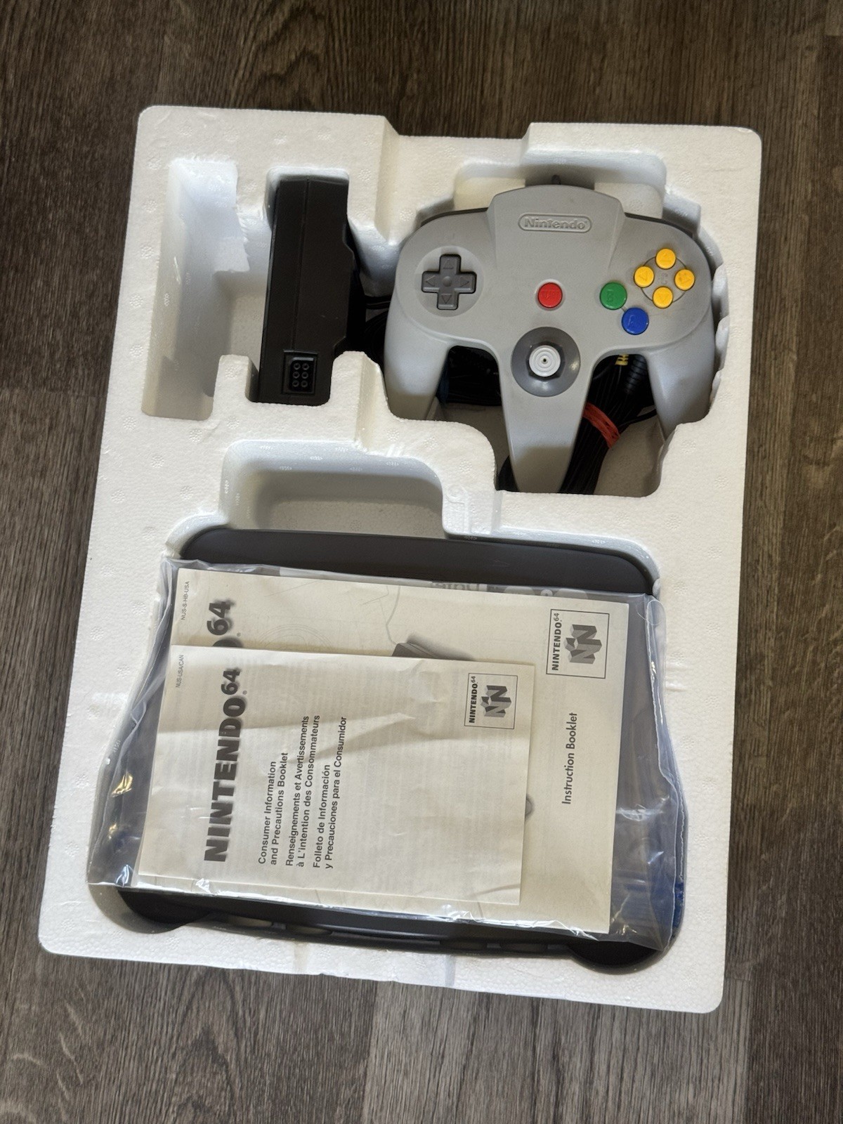 Nintendo 64 N64 Console + Super Mario 64 CIB Bundle Tested & Working!