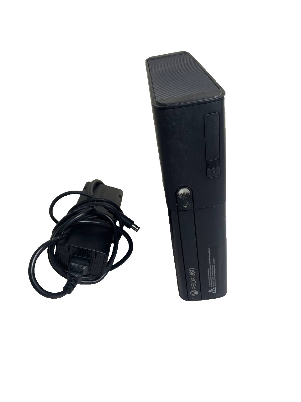 Microsoft Xbox 360 E 4GB Black Console Model 1538 W/ Power Supply Tested Works