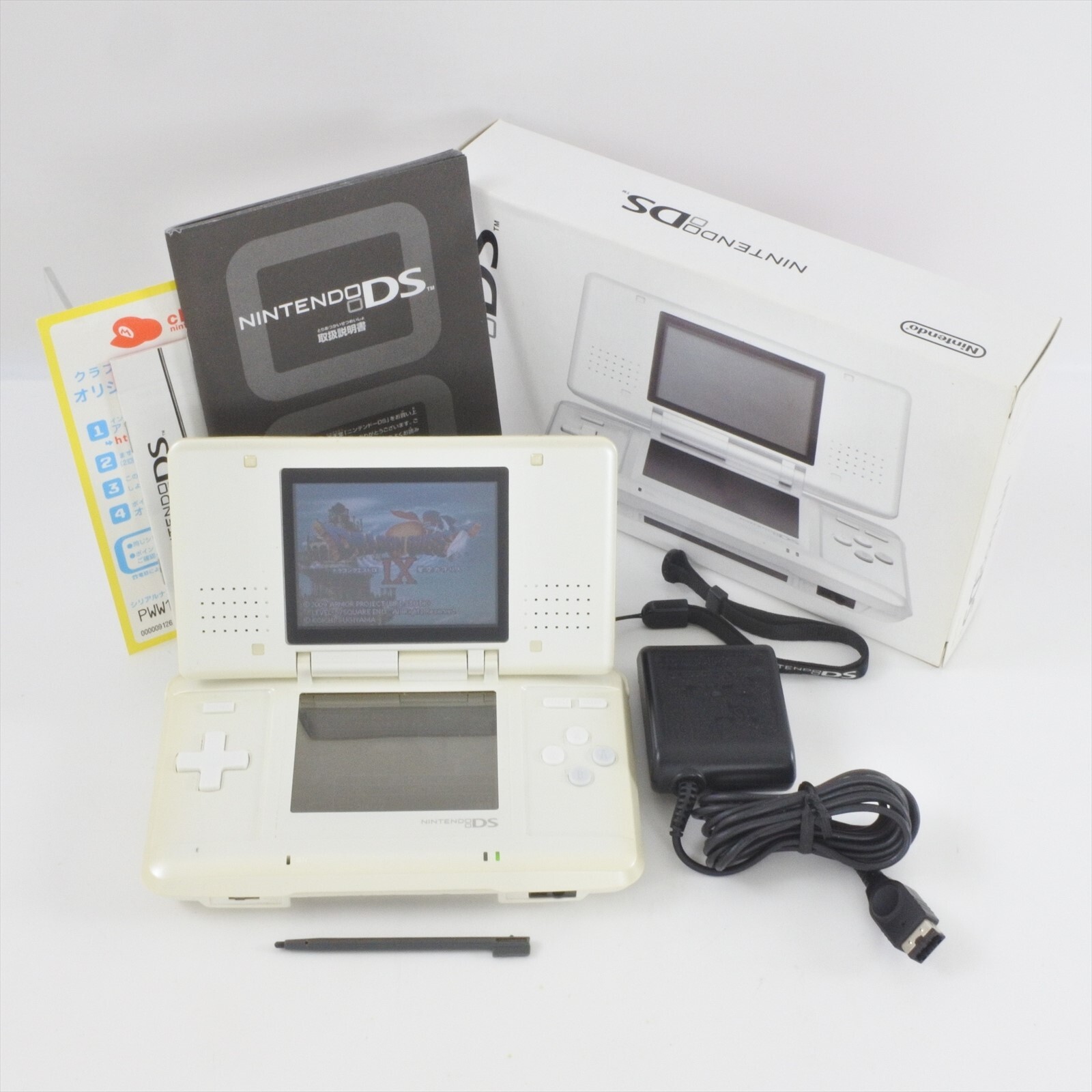 Nintendo DS Console NTR-001 PURE WHITE Boxed Nintendo NJH40182697 nds