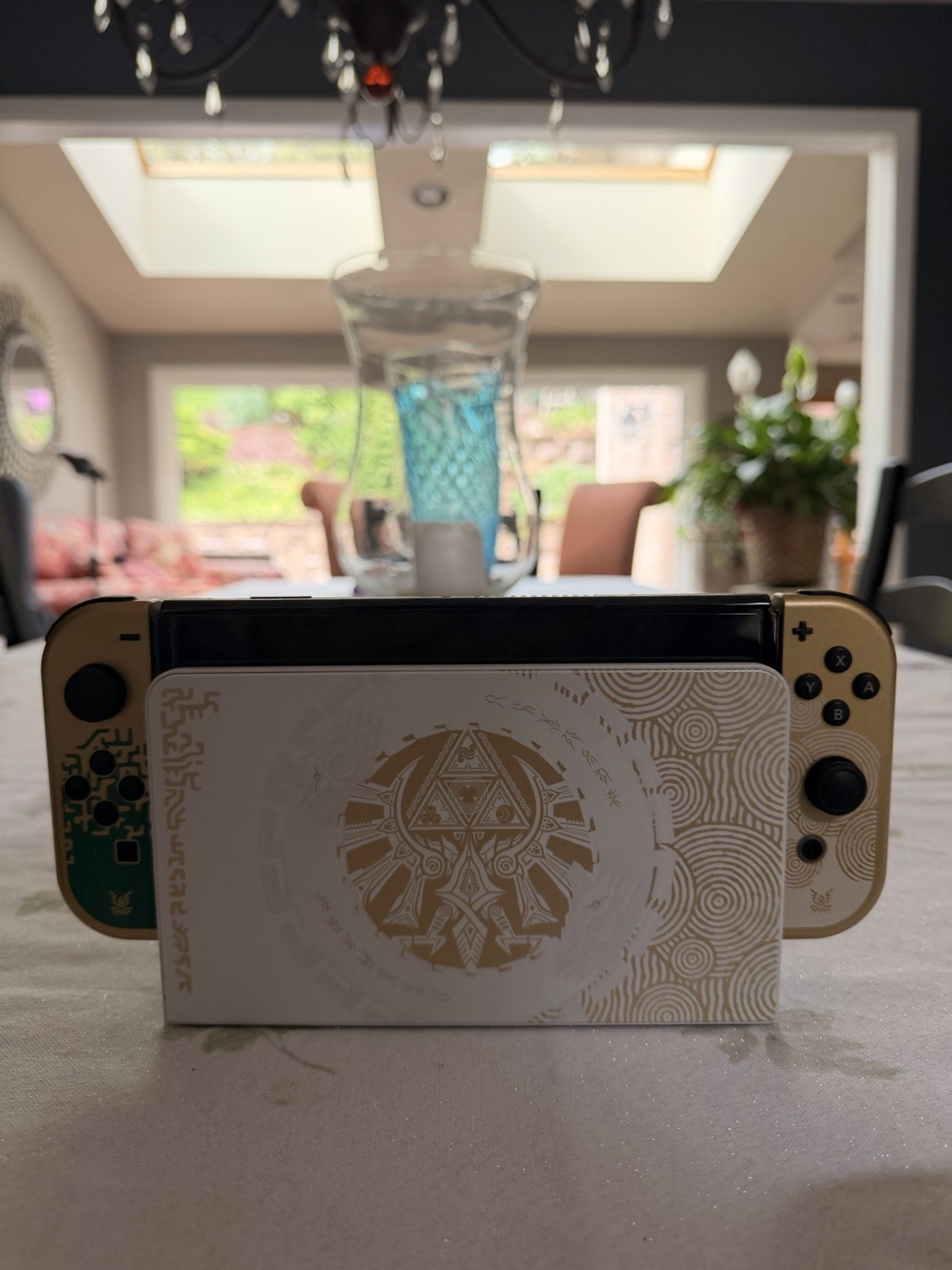 Nintendo Switch OLED Model Zelda Edition, Detachable Controllers & Accessories