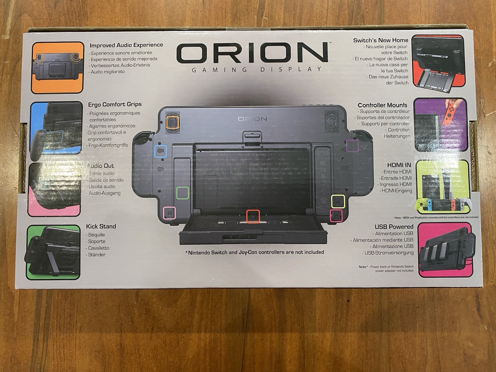 Orion gaming console by up-switch