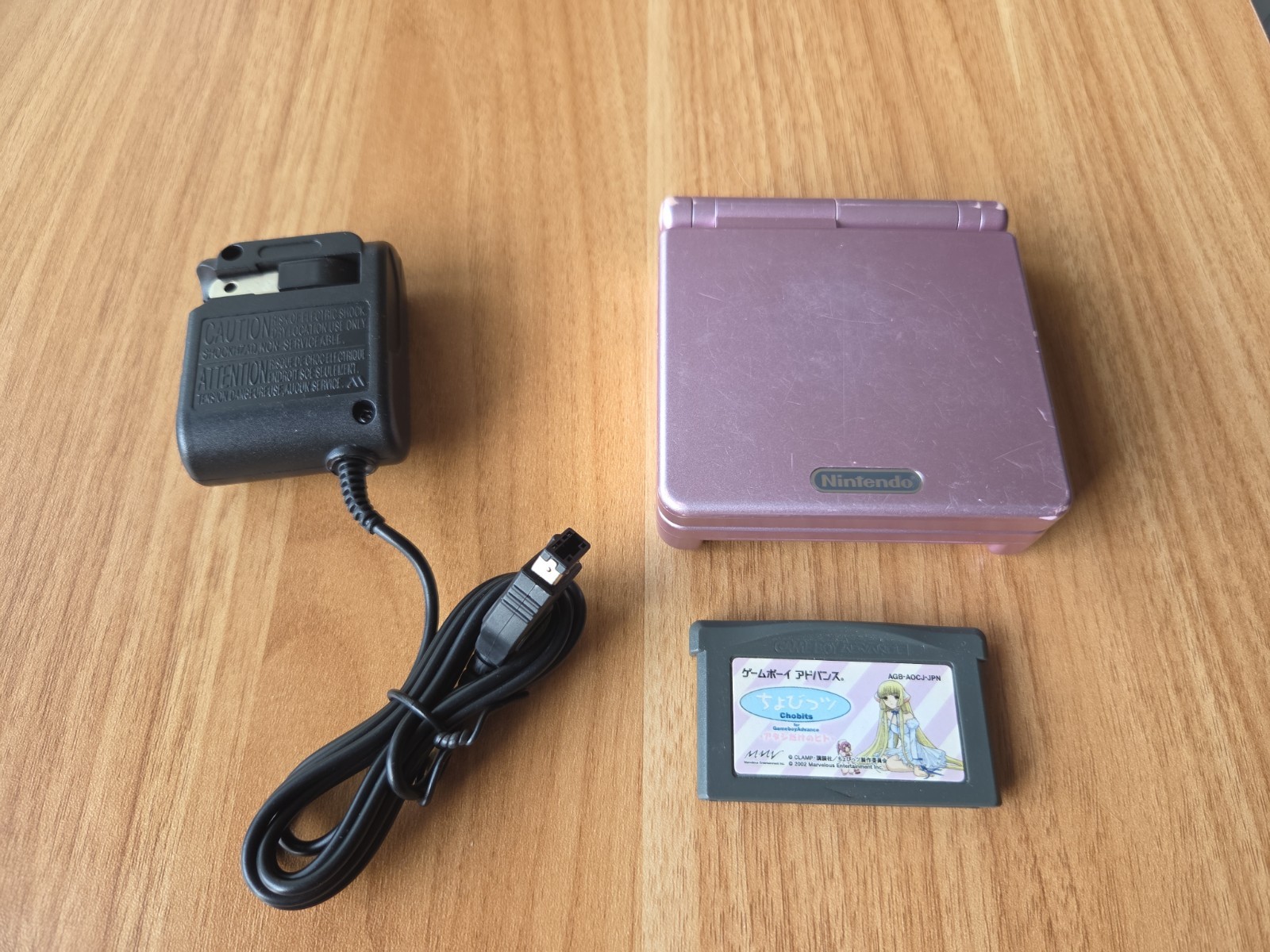 Nintendo Gameboy Advance SP Handheld System Console Pearl Pink (AGS-001) Tested