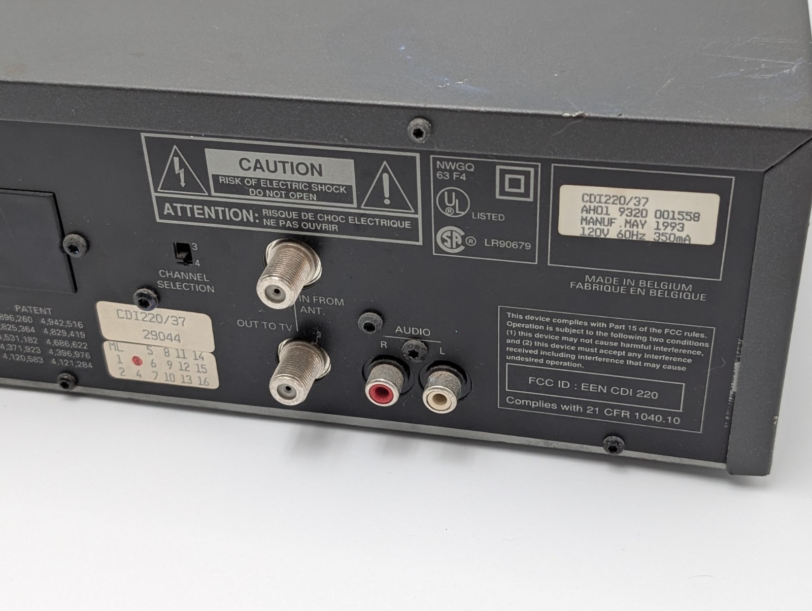 Philips CD-i 220 Console Powers On Won’t Read Games Parts Repair