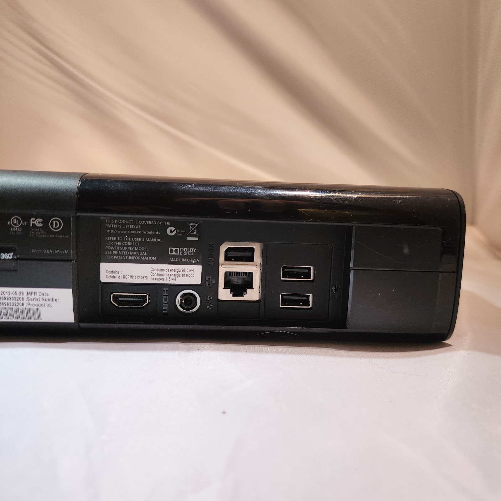 Microsoft Xbox 360 E (Black) Console Bundle – Tested and Working