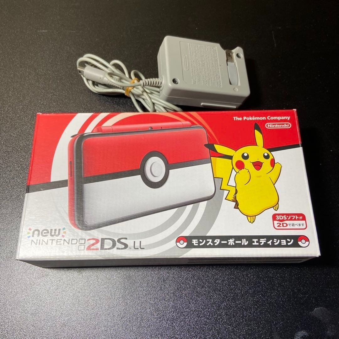 New Nintendo 2DS LL Console Monster Ball Edition 6368 From Japan