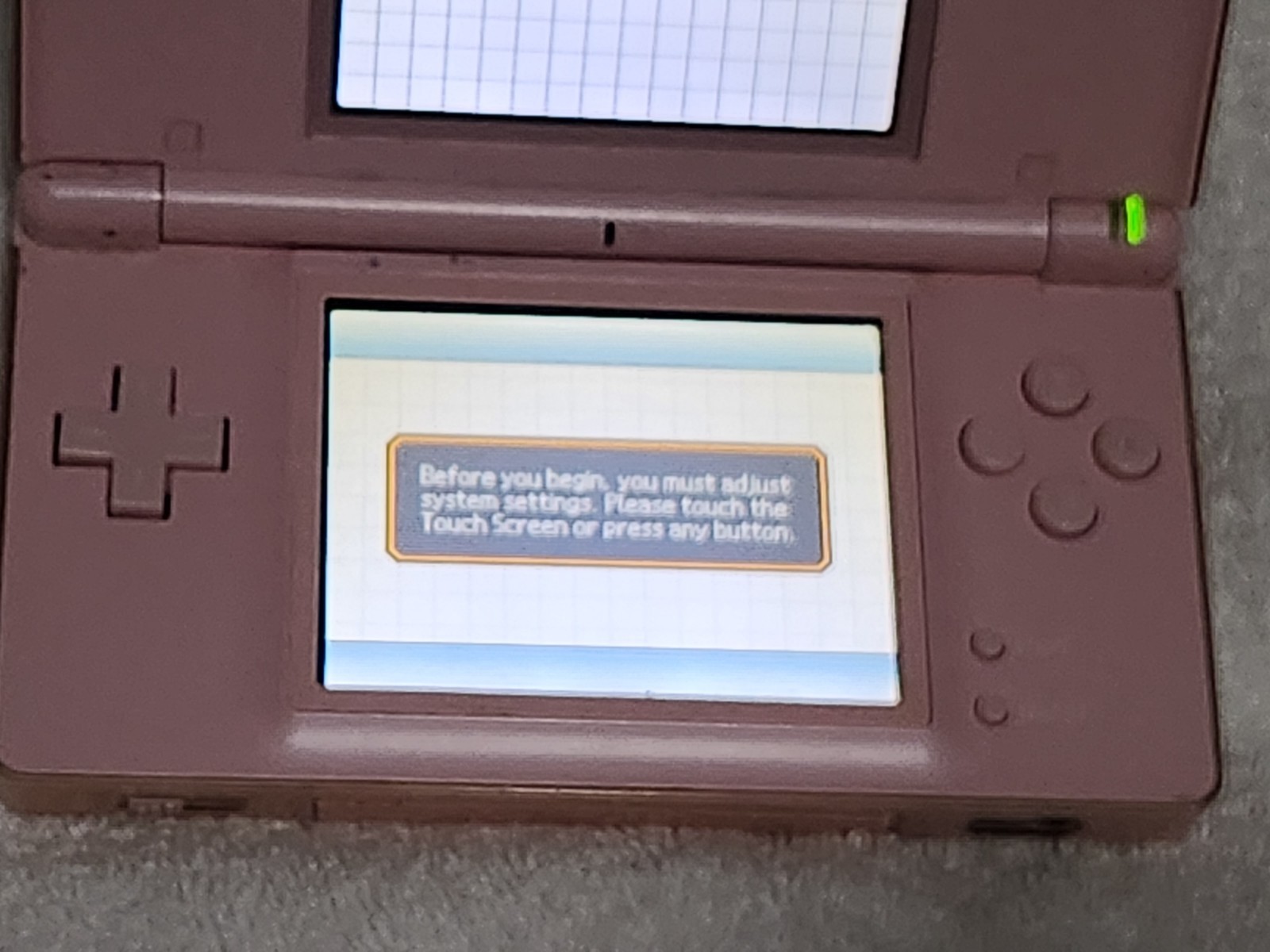 Nintendo DS Lite Handheld Game Console Only USG-001 Pink