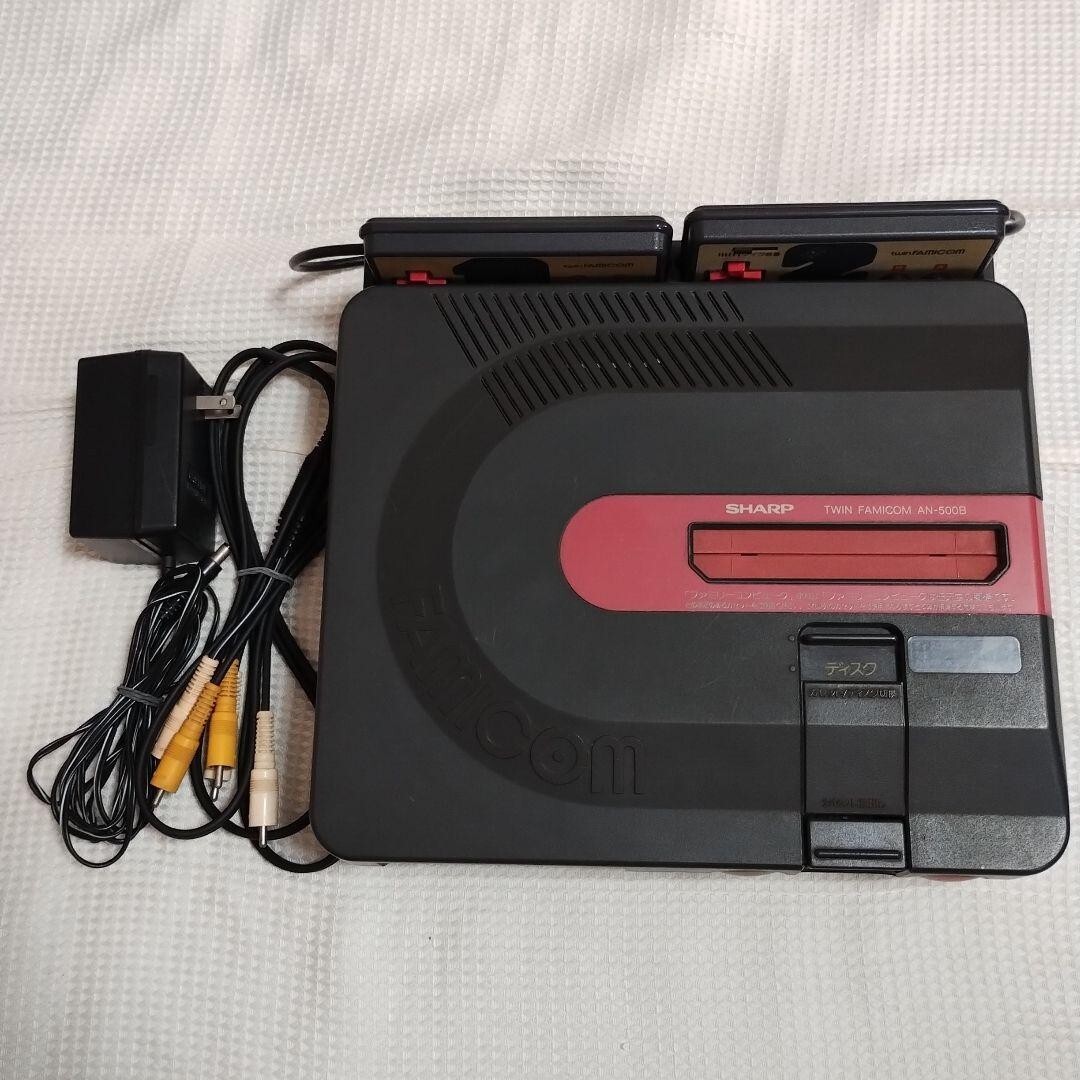 Sharp Twin Famicom console system Choose Red Black NTSC-J Nintendo