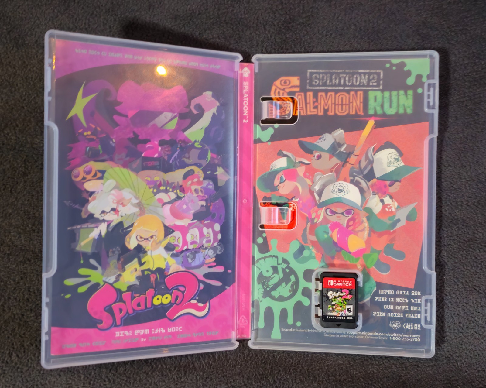 Nintendo Switch OLED Pokémon Scarlet & Violet Limited Edition CiB W/ Splatoon 2
