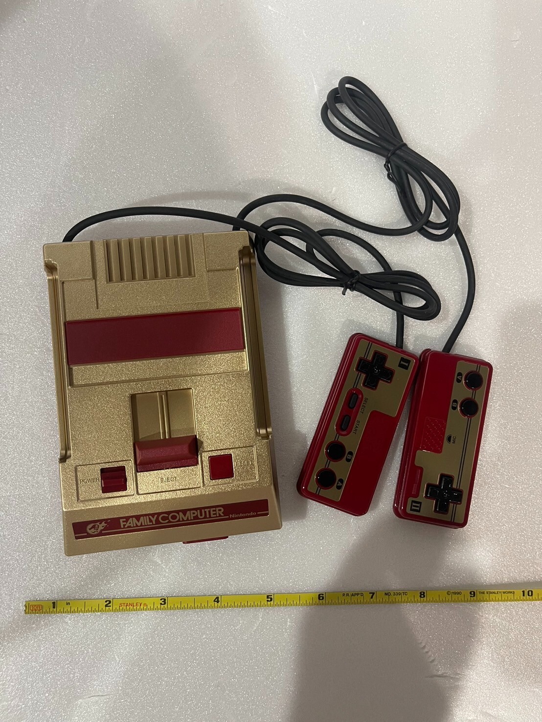 Nintendo Classic Mini Famicom NES Shonen Jump 50th Anniversary Gold Ver. Limited