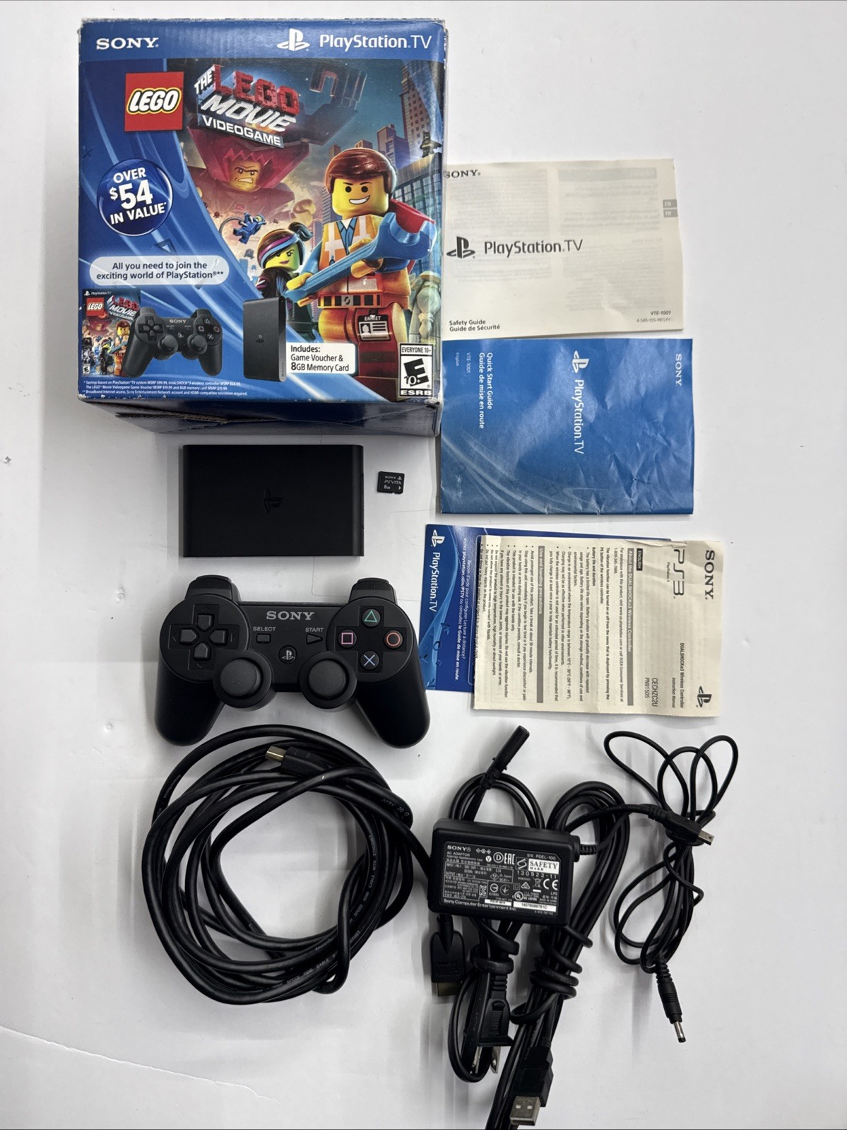 PS Vita – Sony PlayStation TV Black Console *No Lego Movie* Bundle Tested 2945
