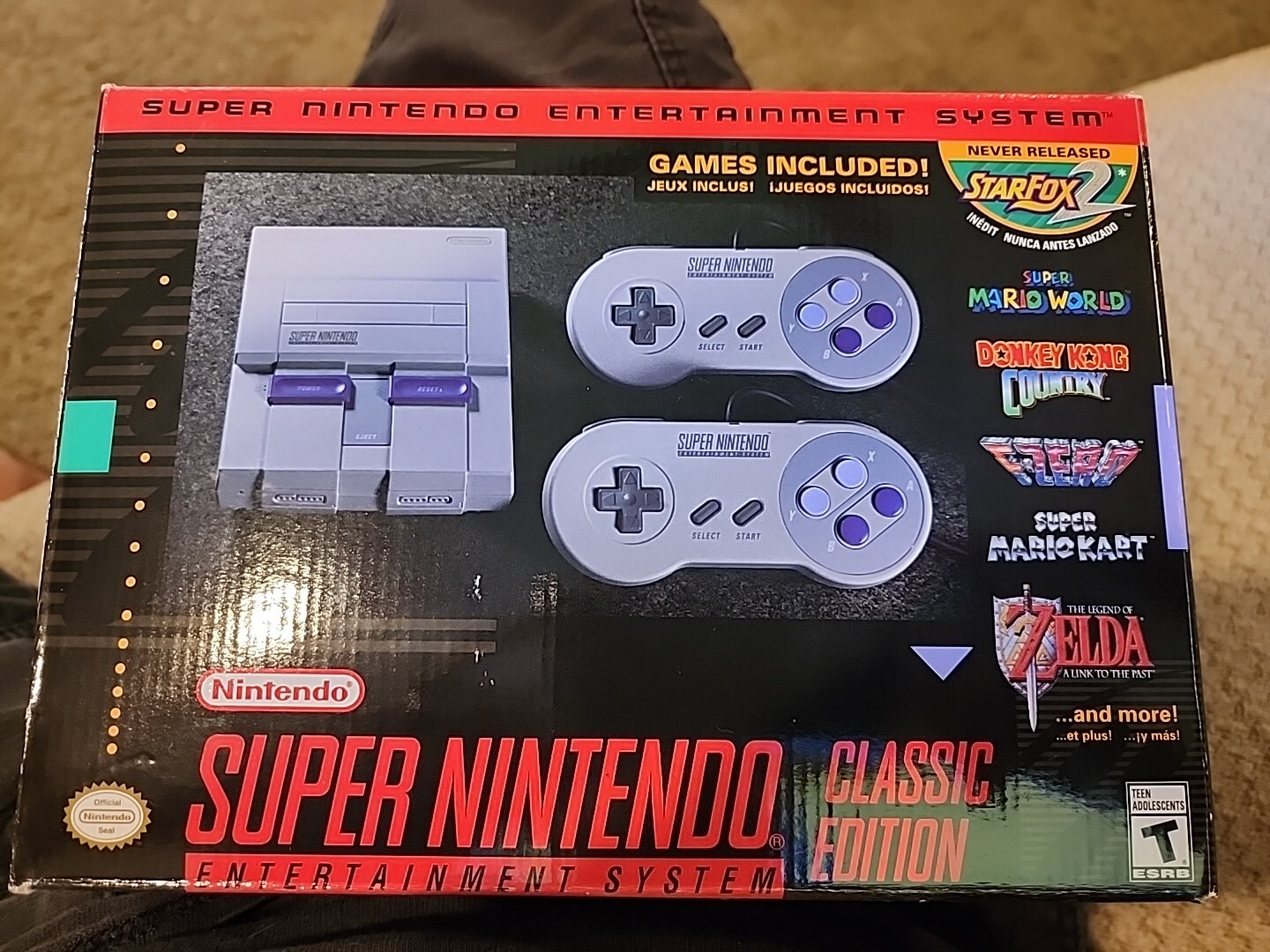 SNES Super Nintendo Super NES Classic Edition Gaming Console – Grey