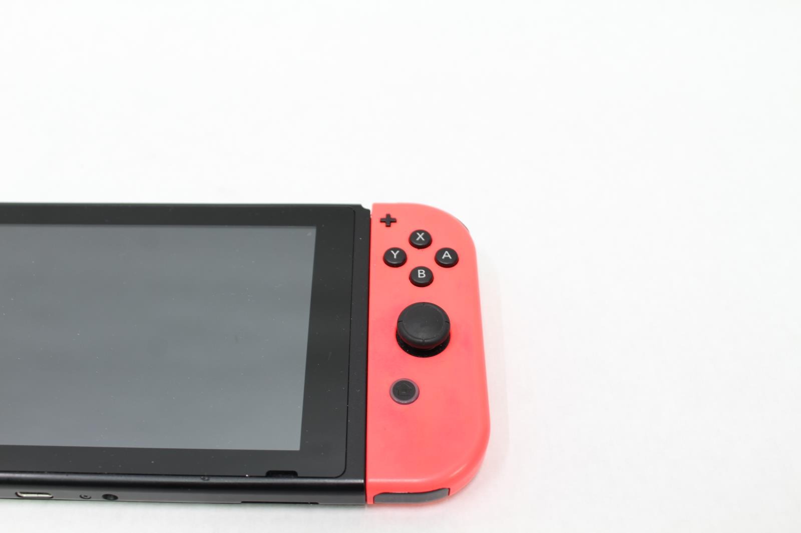 Nintendo Switch V2 Handheld Gaming Console Bundle, Neon Red & Blue, HAC-001(-01)