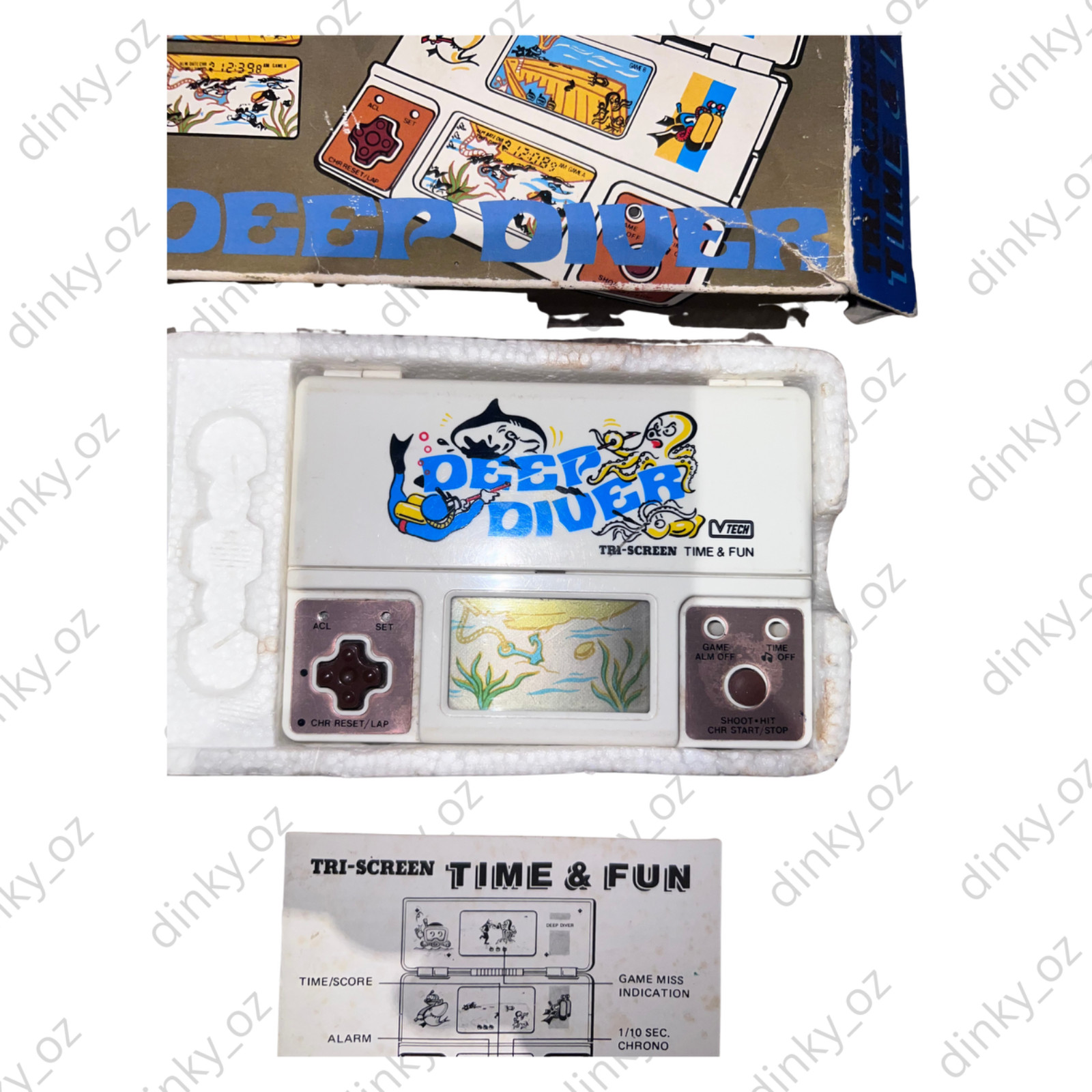 V-Tech Time & Fun ‘Deep Diver’ COMPLETE IN BOX