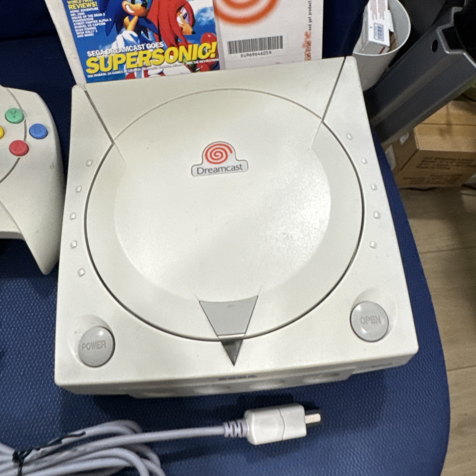Sega Dreamcast Console Bundle HKT-3020 With Manuals & Controller Clean Tested