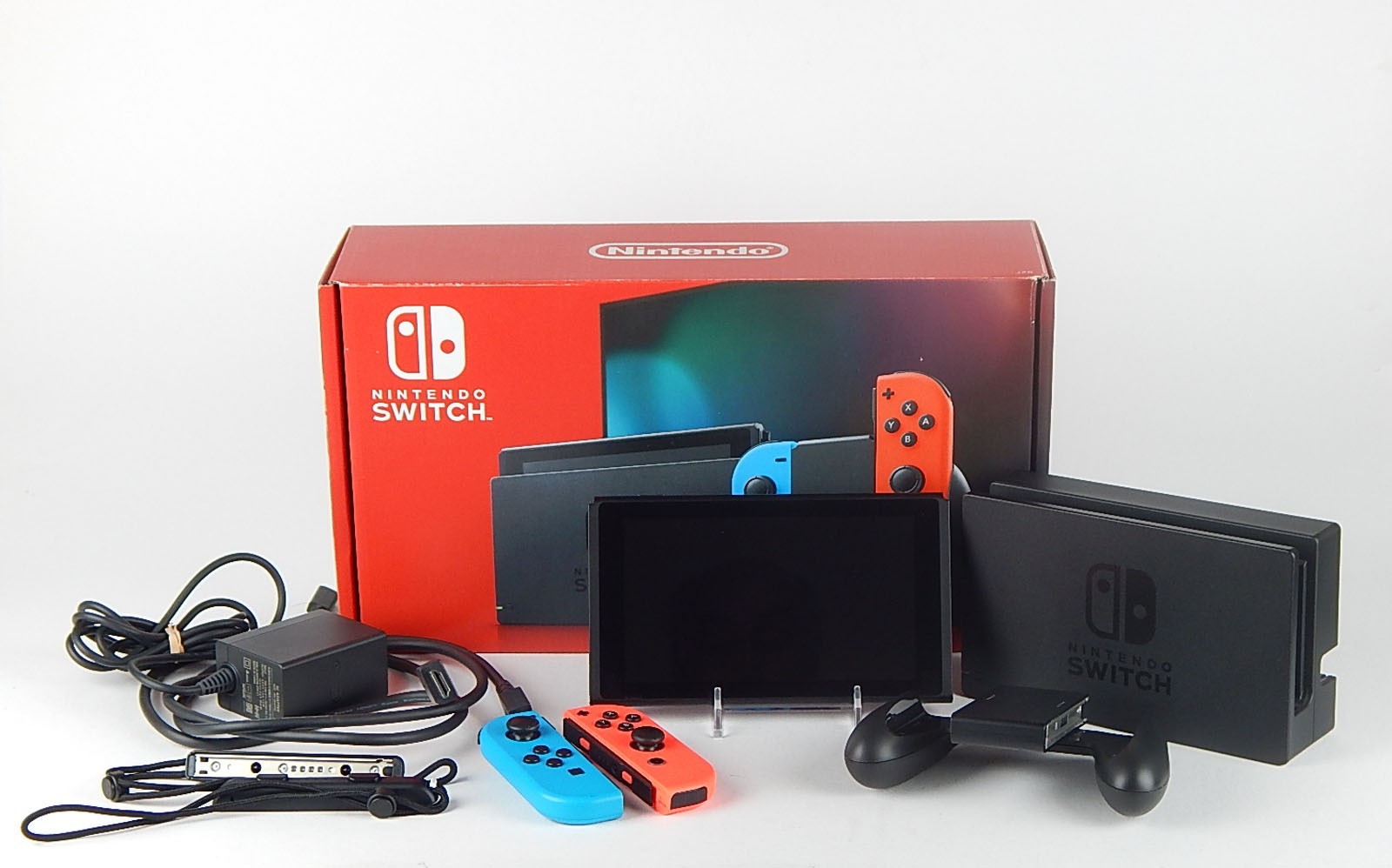NINTENDO SWITCH with All Accessories in Original Box