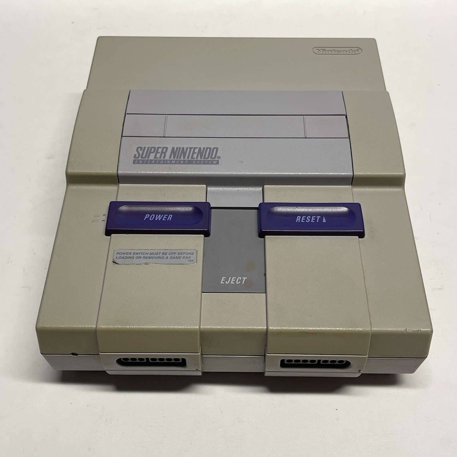 Super Nintendo SNES Console Only SNS-001 – Tested Working!
