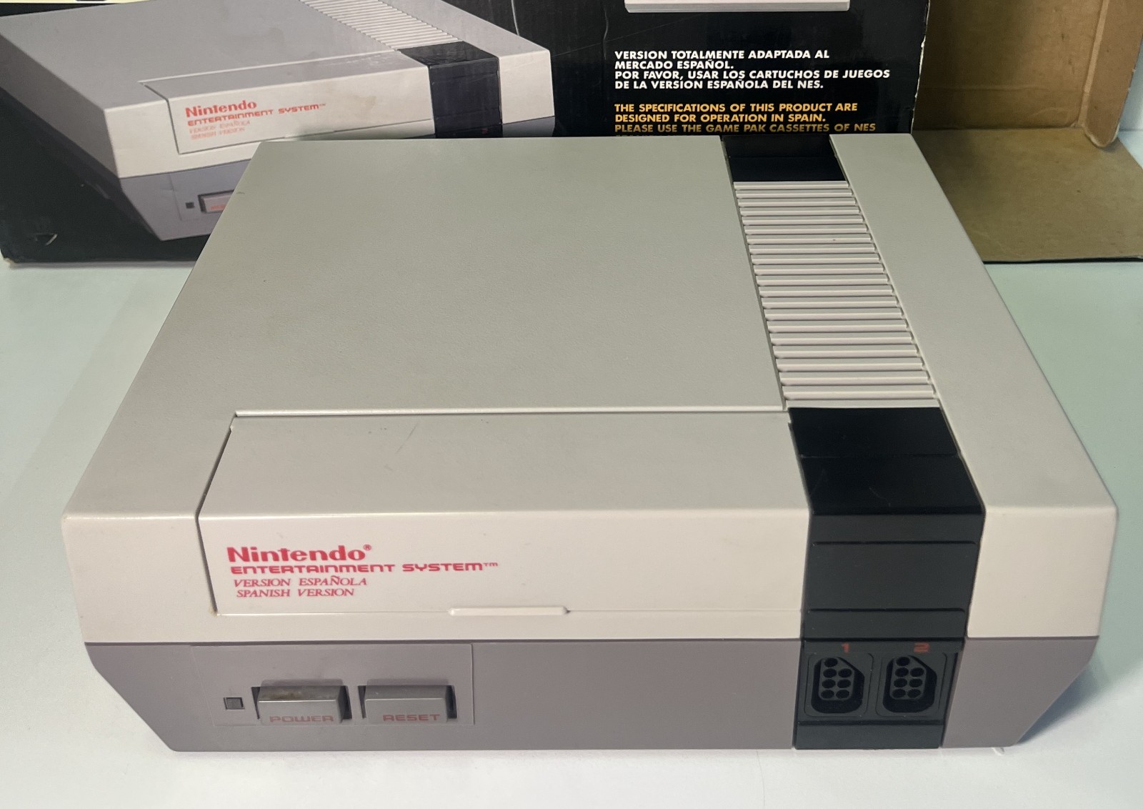 NINTENDO NES CONTROL DECK PAL B SPANISH CONSOLE NES-S-CD-ESP-3 BOXED TESTED