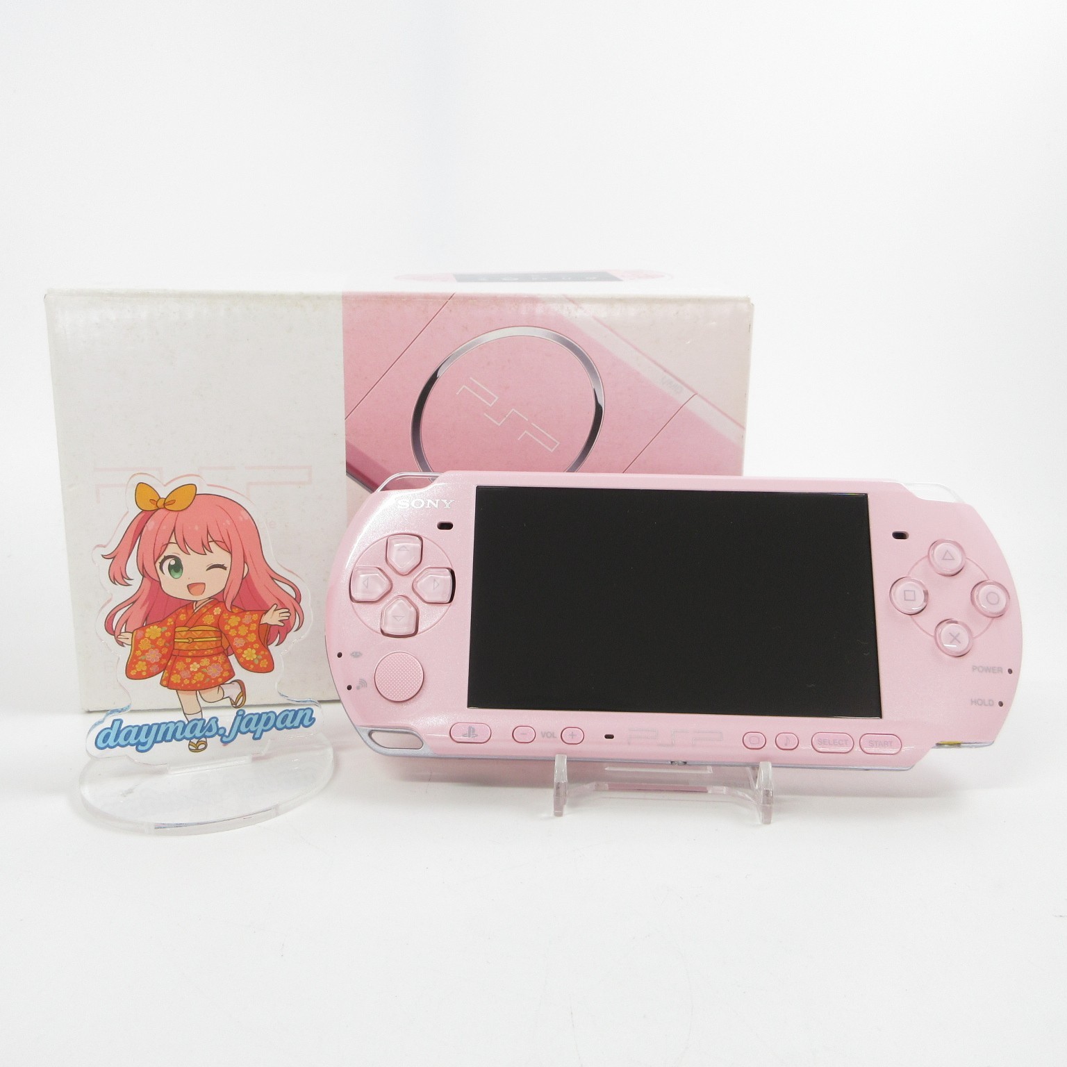 【Near Mint】Sony PSP-3000 Blossom Pink Console No Battery Japan Ver. #DEN2/0526/0