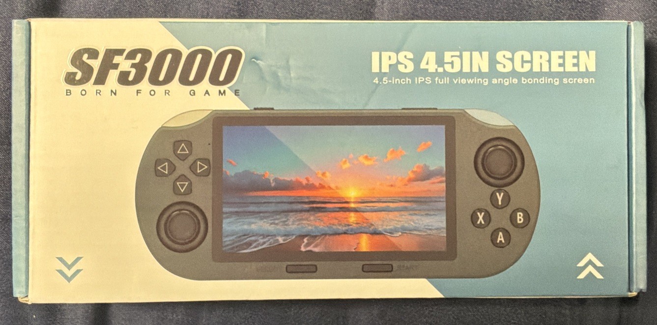 Game Player Sf3000, 4.5 Inch Screen, Multimedia, Games, E-Books and More.