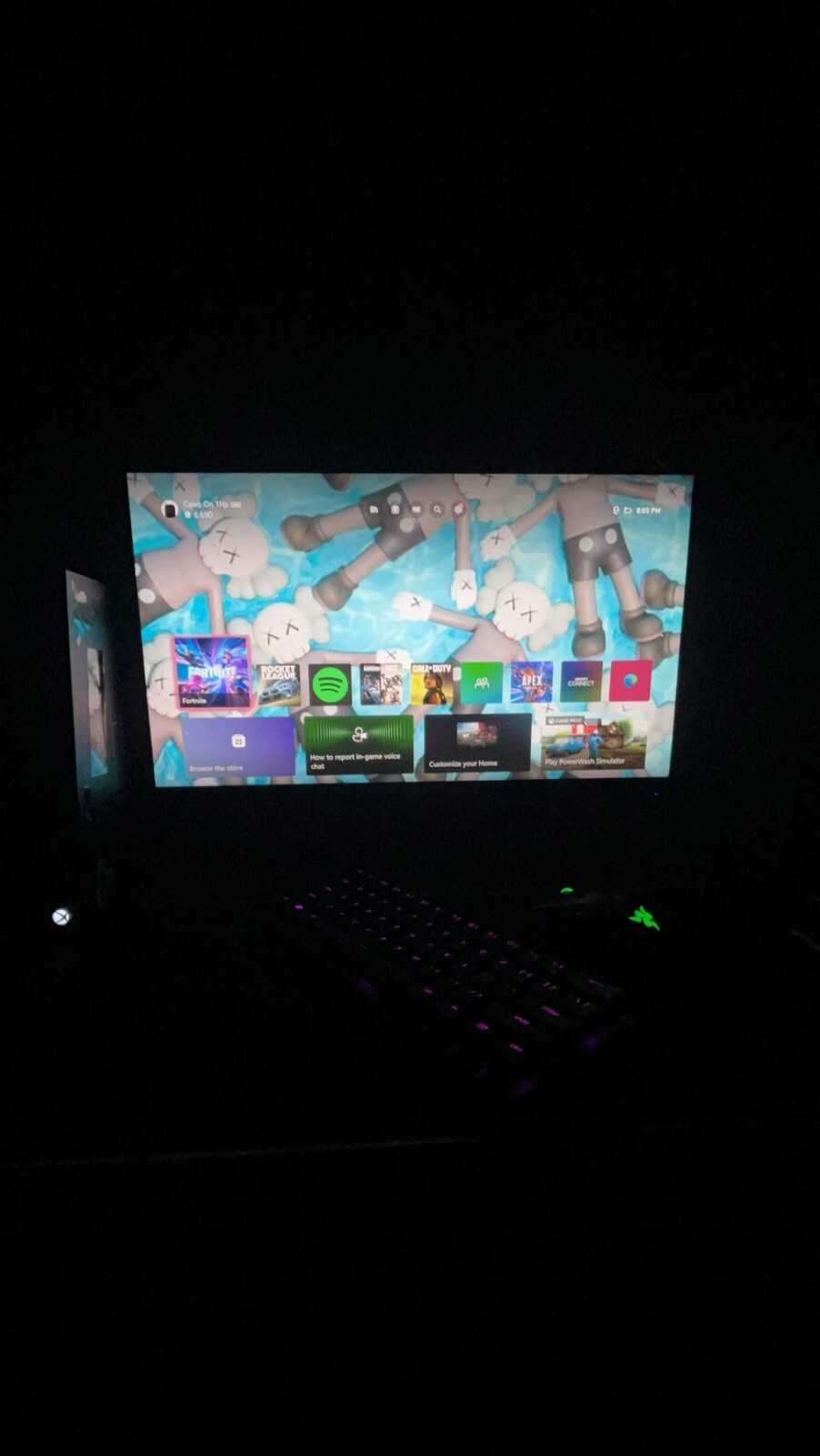 Xbox One X One Controller Razer Huntsman Mini Keyboard Razer Deathadder Mouse