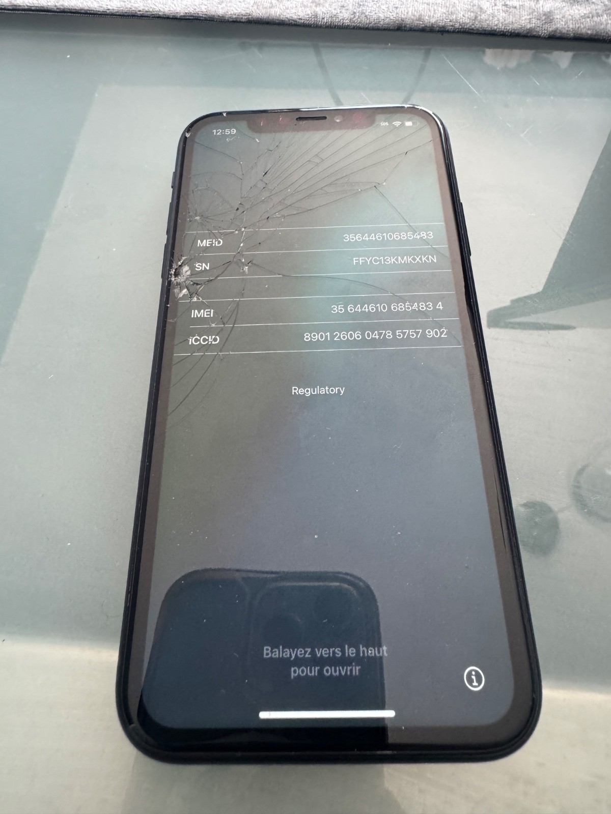 APPLE IPHONE XR 64GB – BLACK ***AS-IS*** ICLOUD LOCKED***